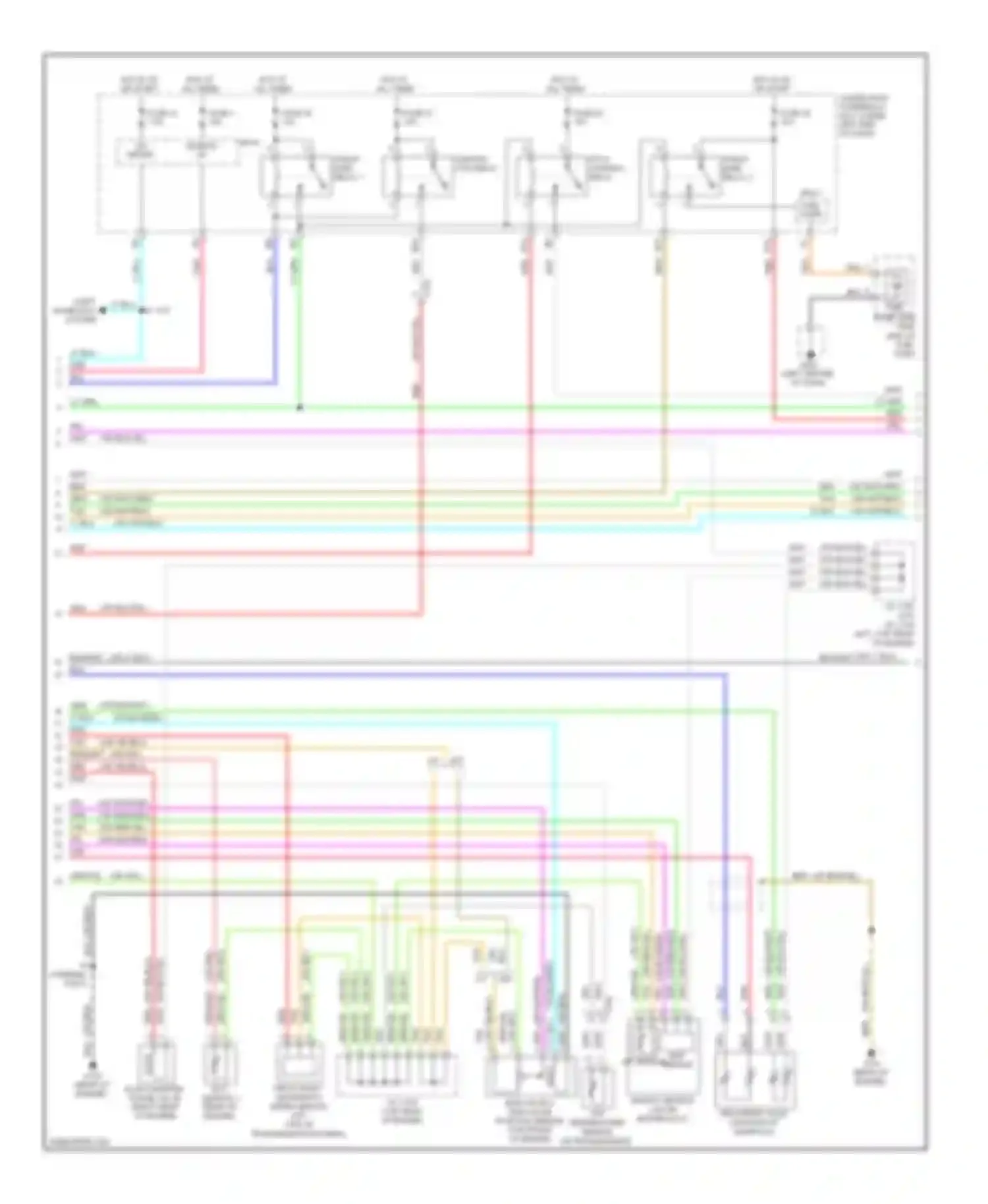 Wiring diagram fuse 1 for Honda Fit GE (2007-2014) (10 of 21)