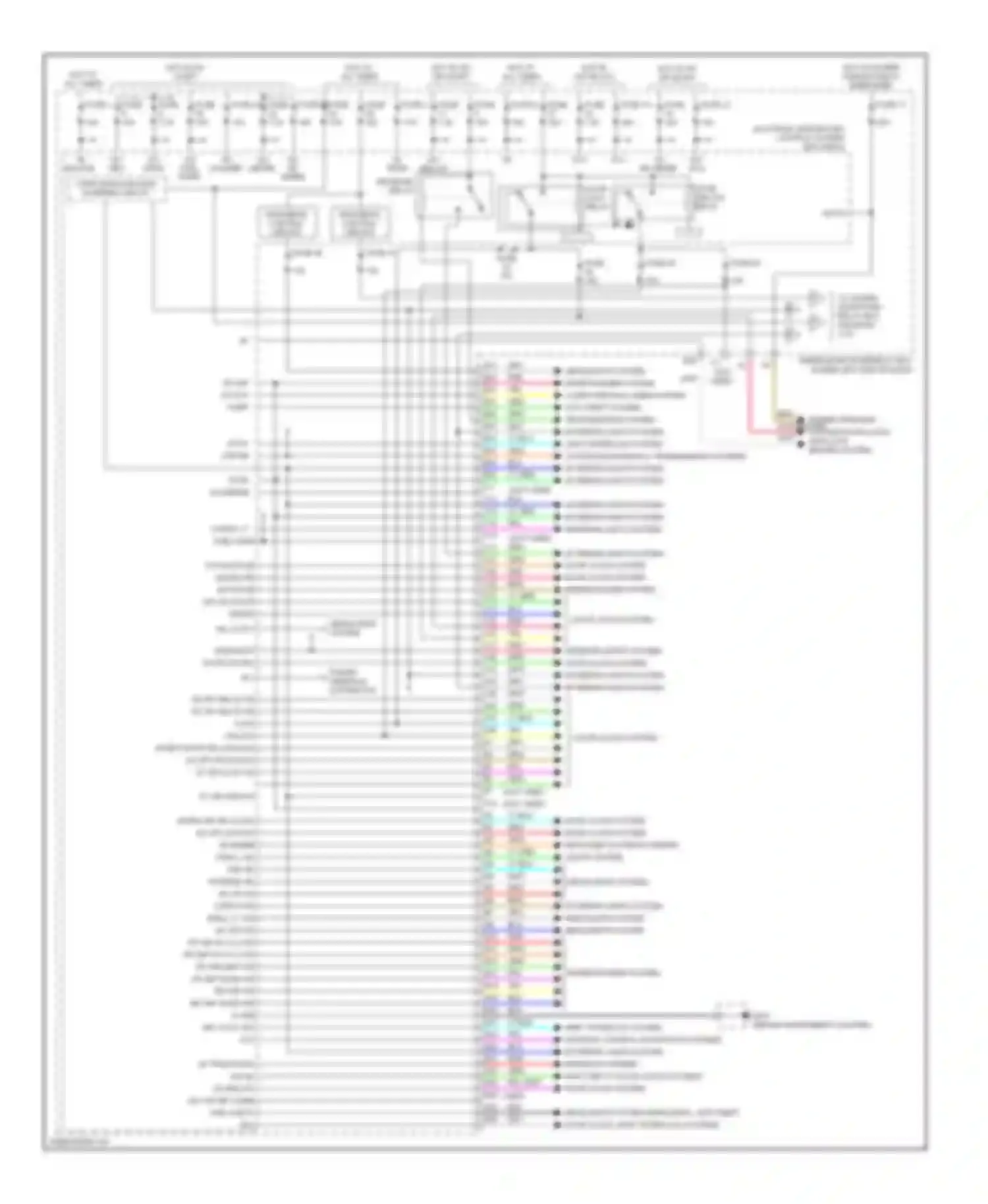 Wiring diagram fuse 1 for Honda Fit GE (2007-2014) (2 of 21)