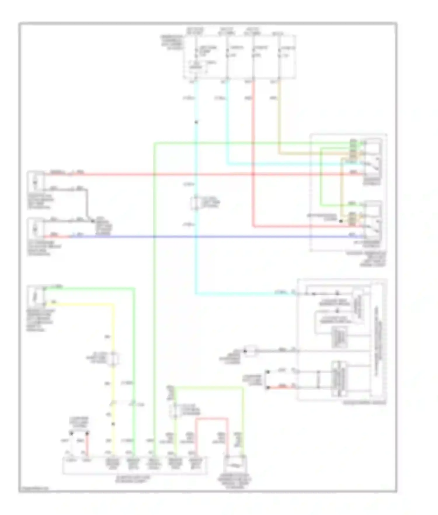 Wiring diagram transceiver area network fast controller for Honda Fit GE (2007-2014)