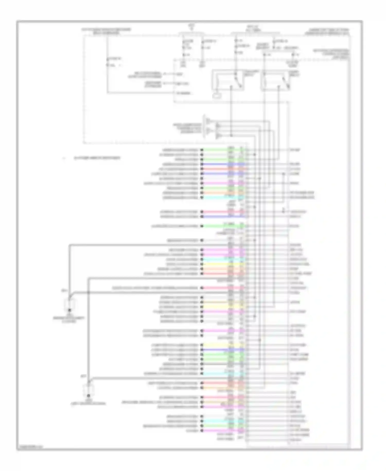 Wiring diagram computer data lines system for Honda Fit GE (2007-2014)