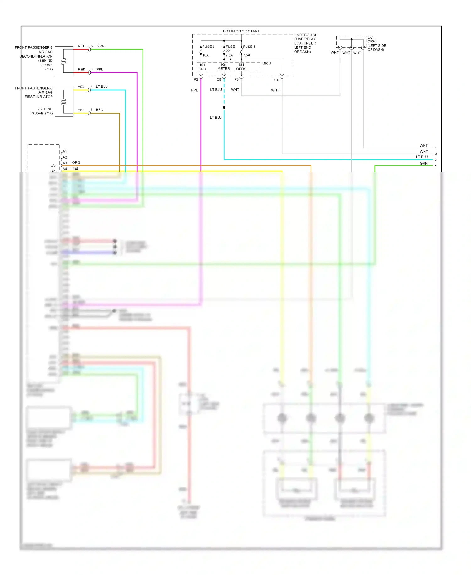 Wiring diagram lt blu for Honda Fit GE (2007-2014) (38 of 46)