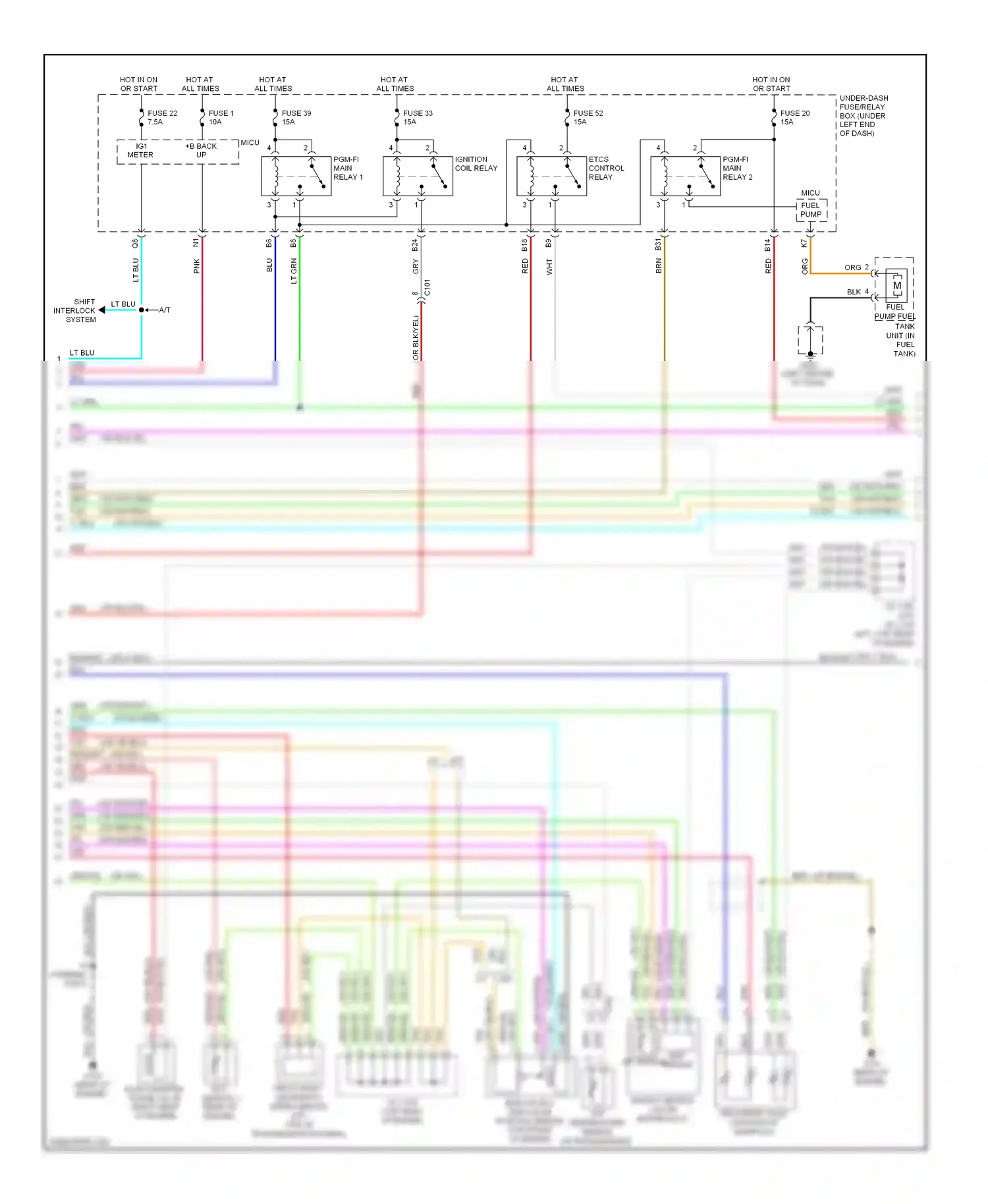 Wiring diagram maf iat sensor sensor for Honda Fit GE (2007-2014) (1 of 1)