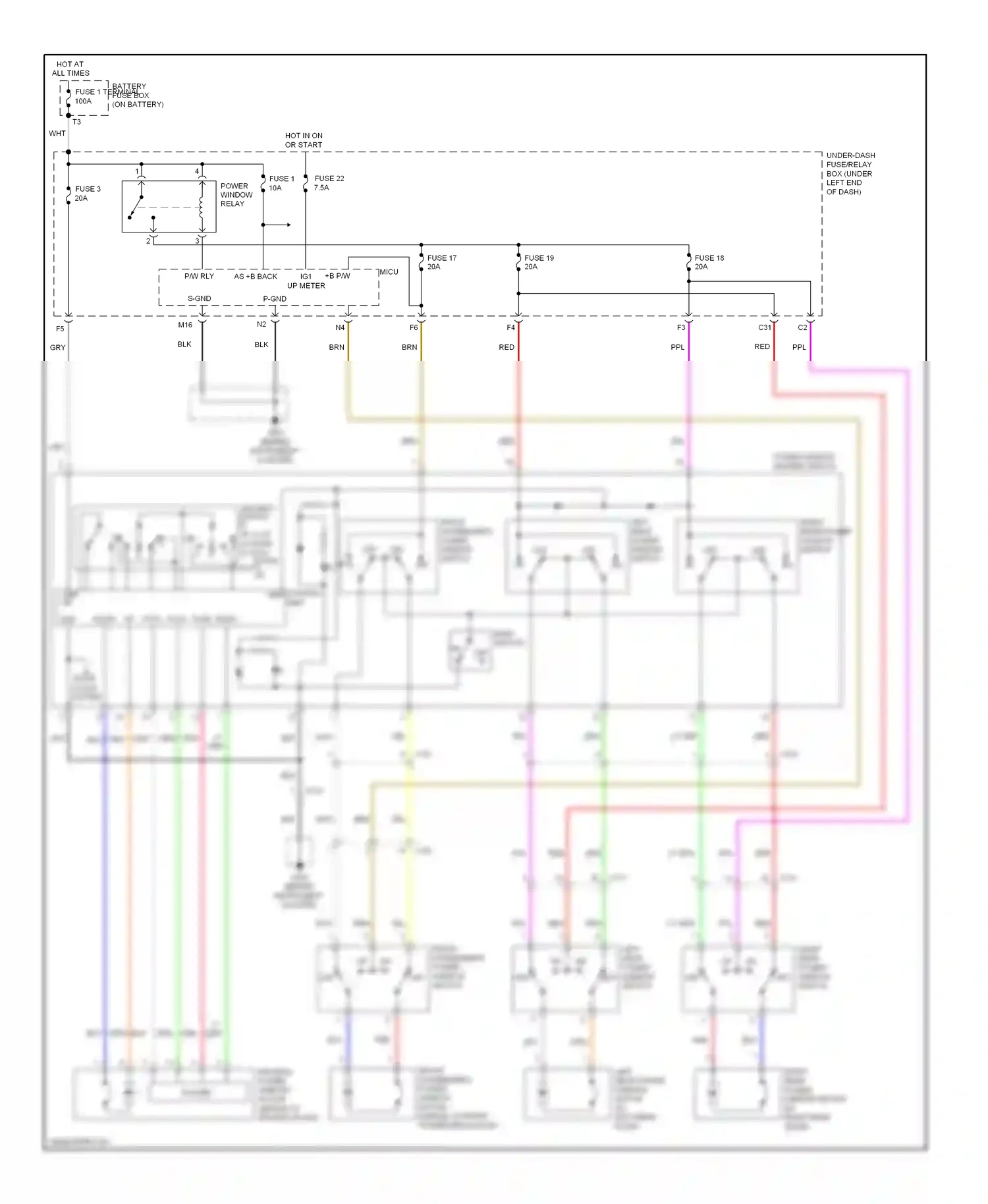 Wiring diagram off off switch for Honda Fit GE (2007-2014) (1 of 1)