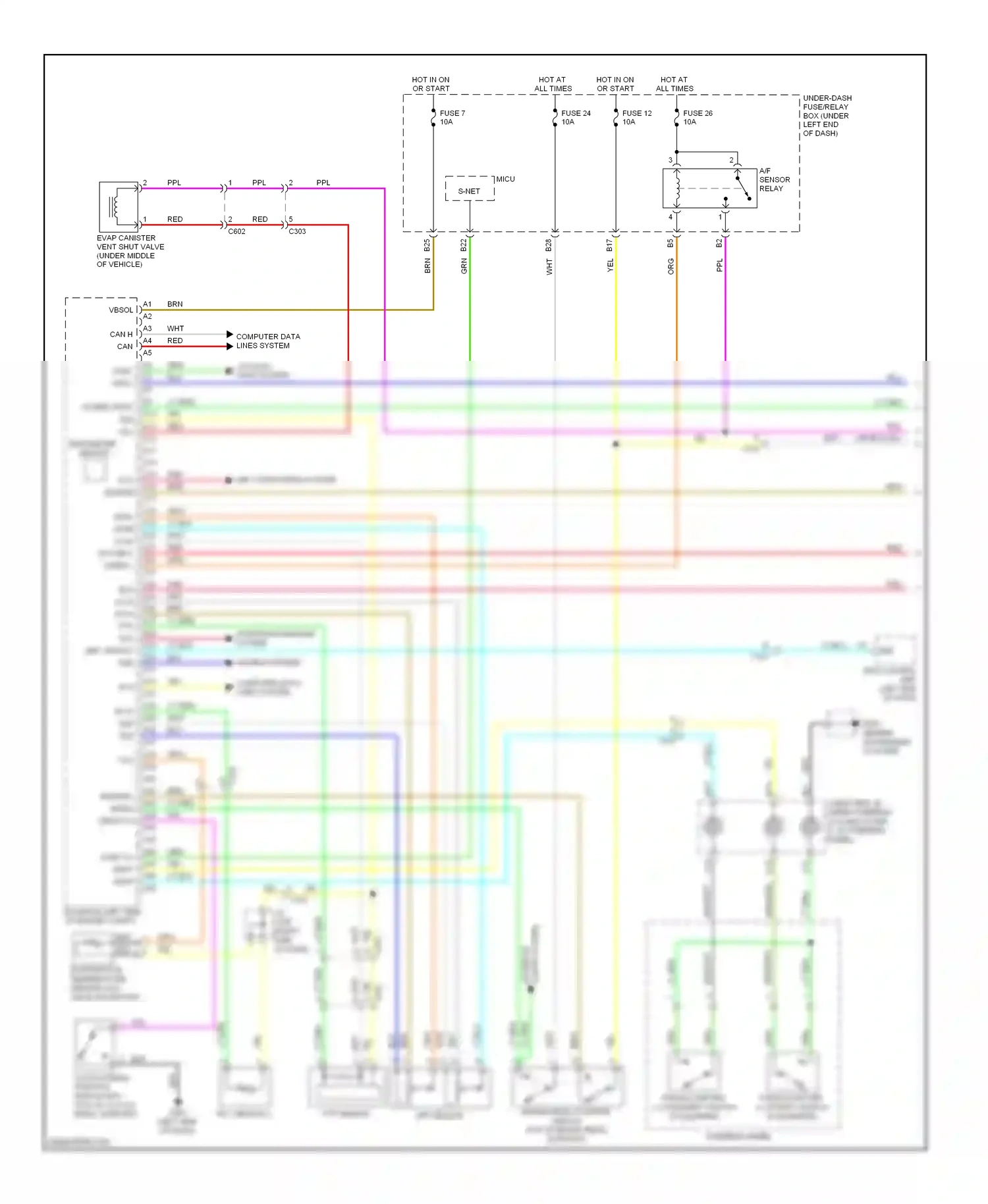 Wiring diagram pnk eld for Honda Fit GE (2007-2014) (1 of 1)