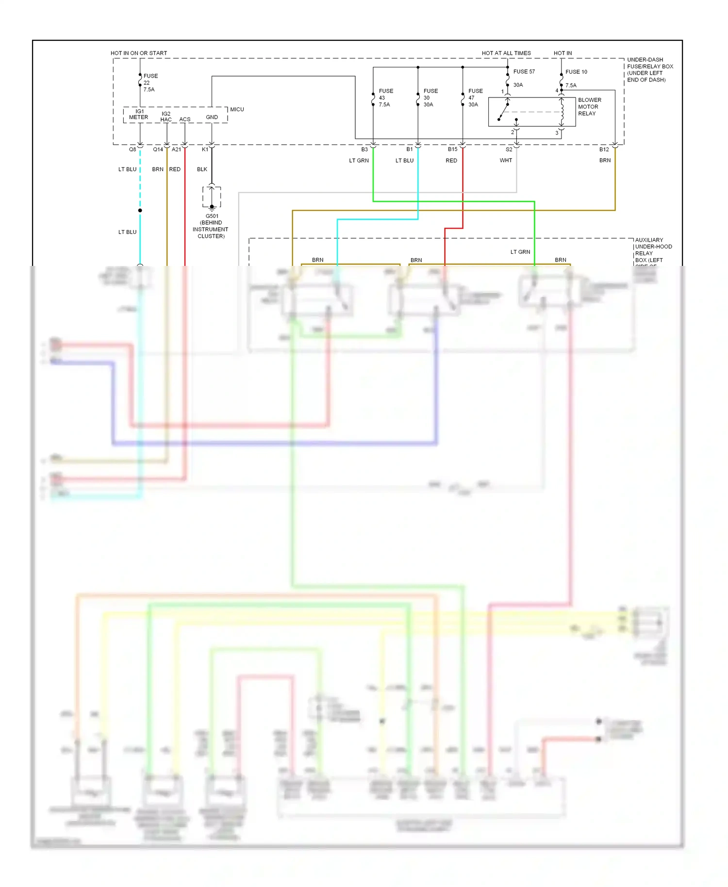 Wiring diagram sensor ground for Honda Fit GE (2007-2014) (1 of 1)