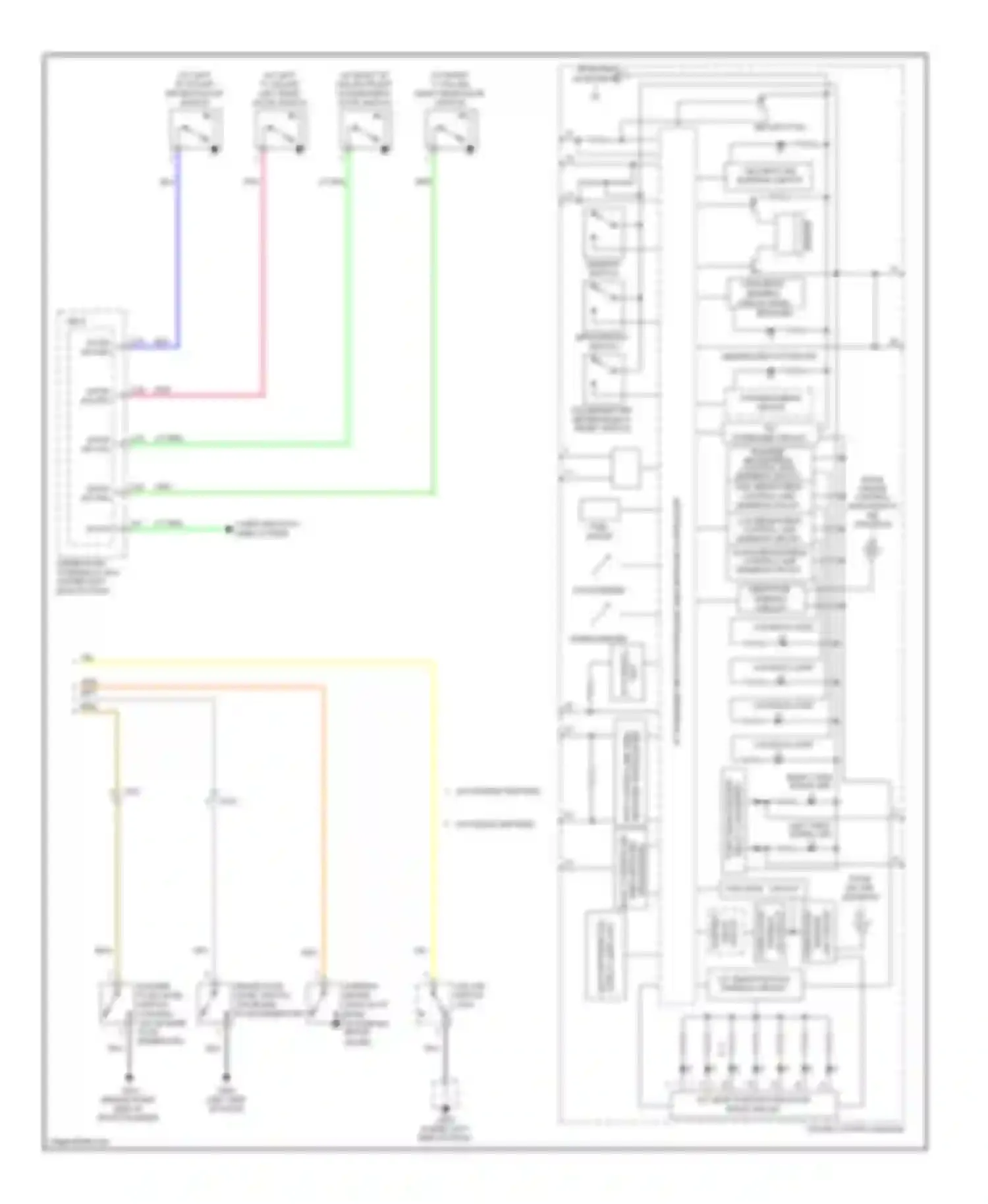 Wiring diagram stabilizer circuit for Honda Fit GE (2007-2014) (1 of 1)