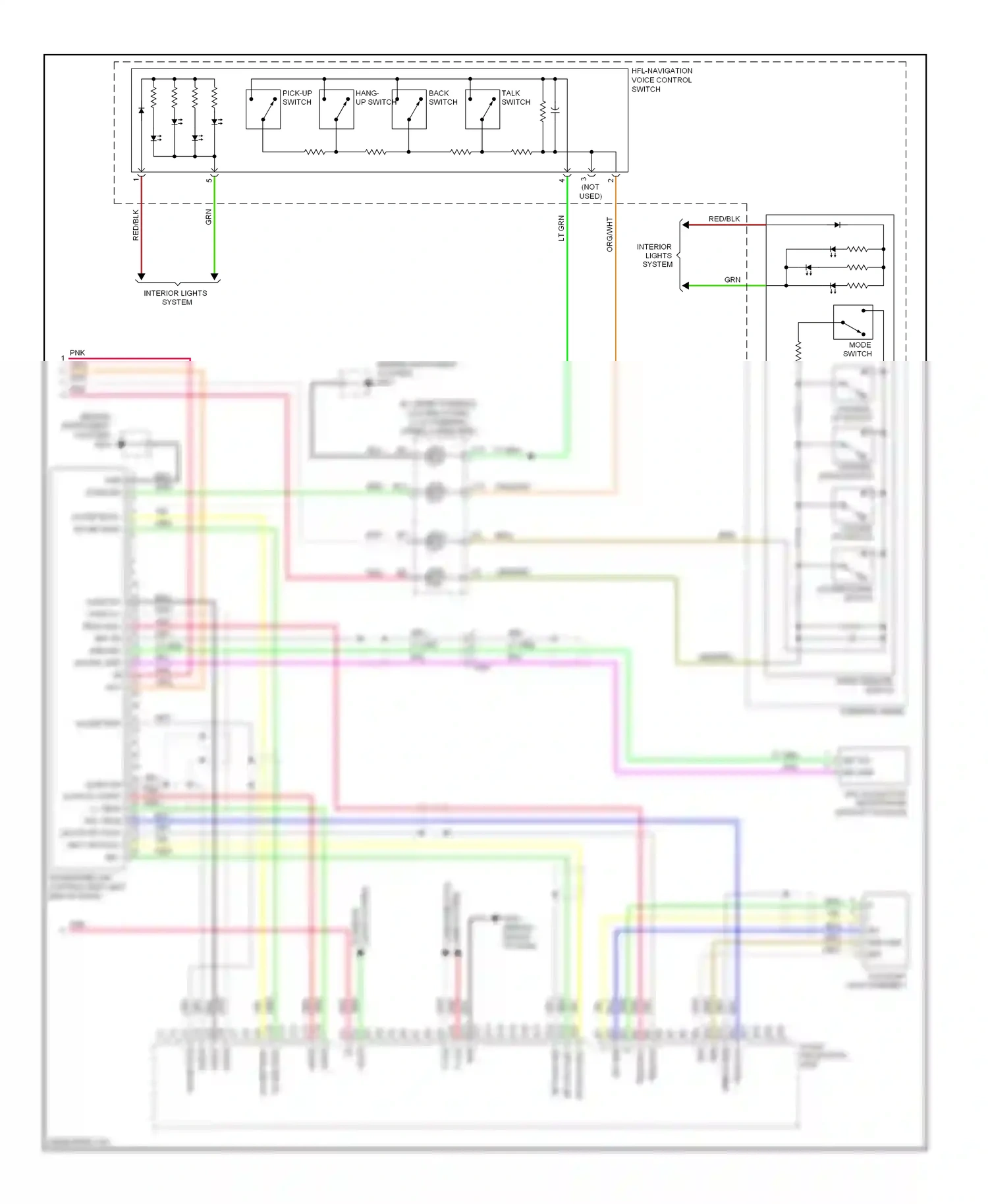 Wiring diagram volume up switch for Honda Fit GE (2007-2014) (1 of 3)