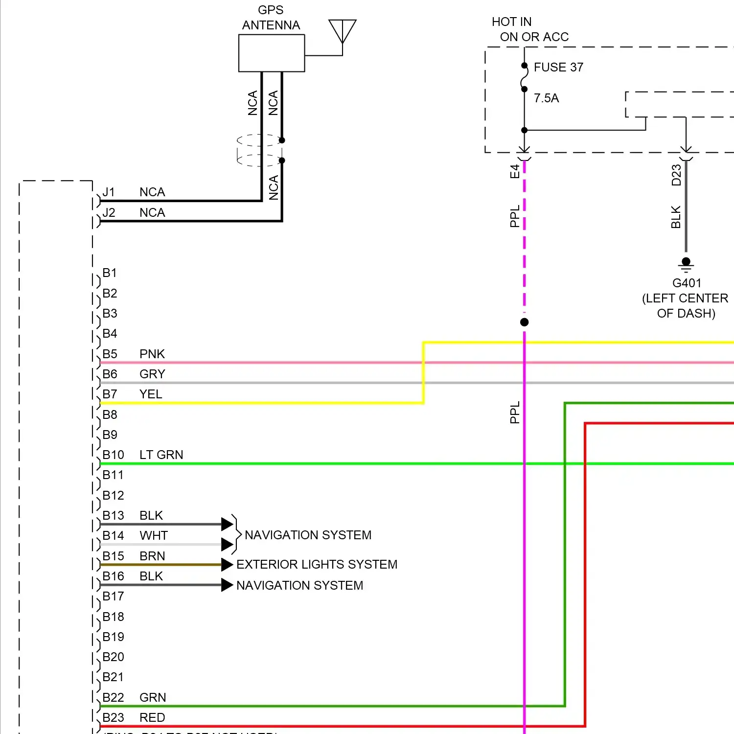 demo - Radio circuit, w/o navigation w/ display audio (1 of 3) Radio circuit, w/o navigation w/ display audio (1 of 3)