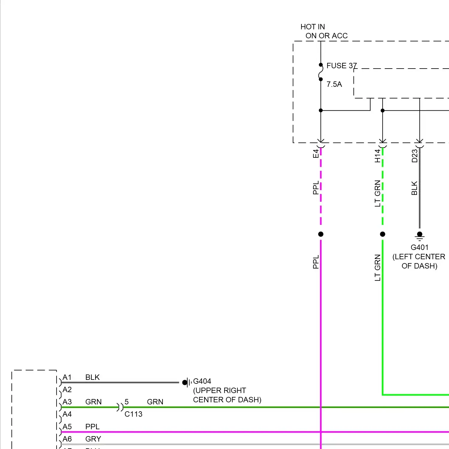 demo - Radio circuit, w/o navigation w/ color audio (1 of 2) Radio circuit, w/o navigation w/ color audio (1 of 2)