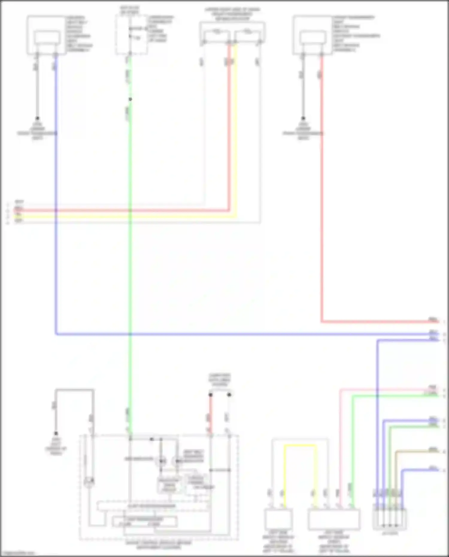 Wiring diagram 32 bit microprocessor for Honda Fit GP facelift (2017-2020) (10 of 29)