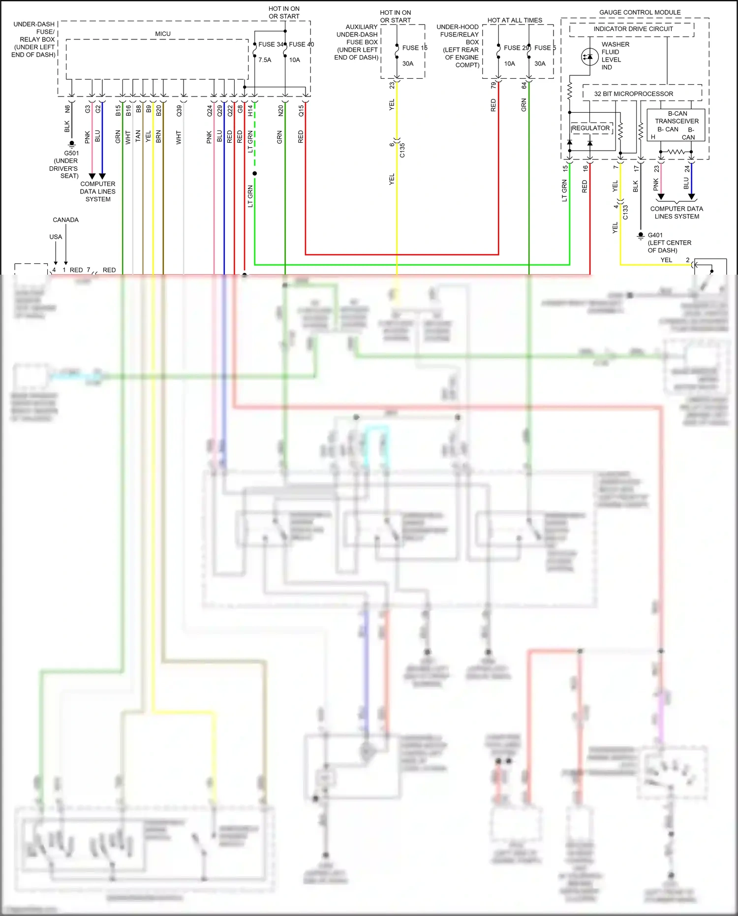 Wiring diagram blu for Honda Fit GP facelift (2017-2020) (32 of 86)