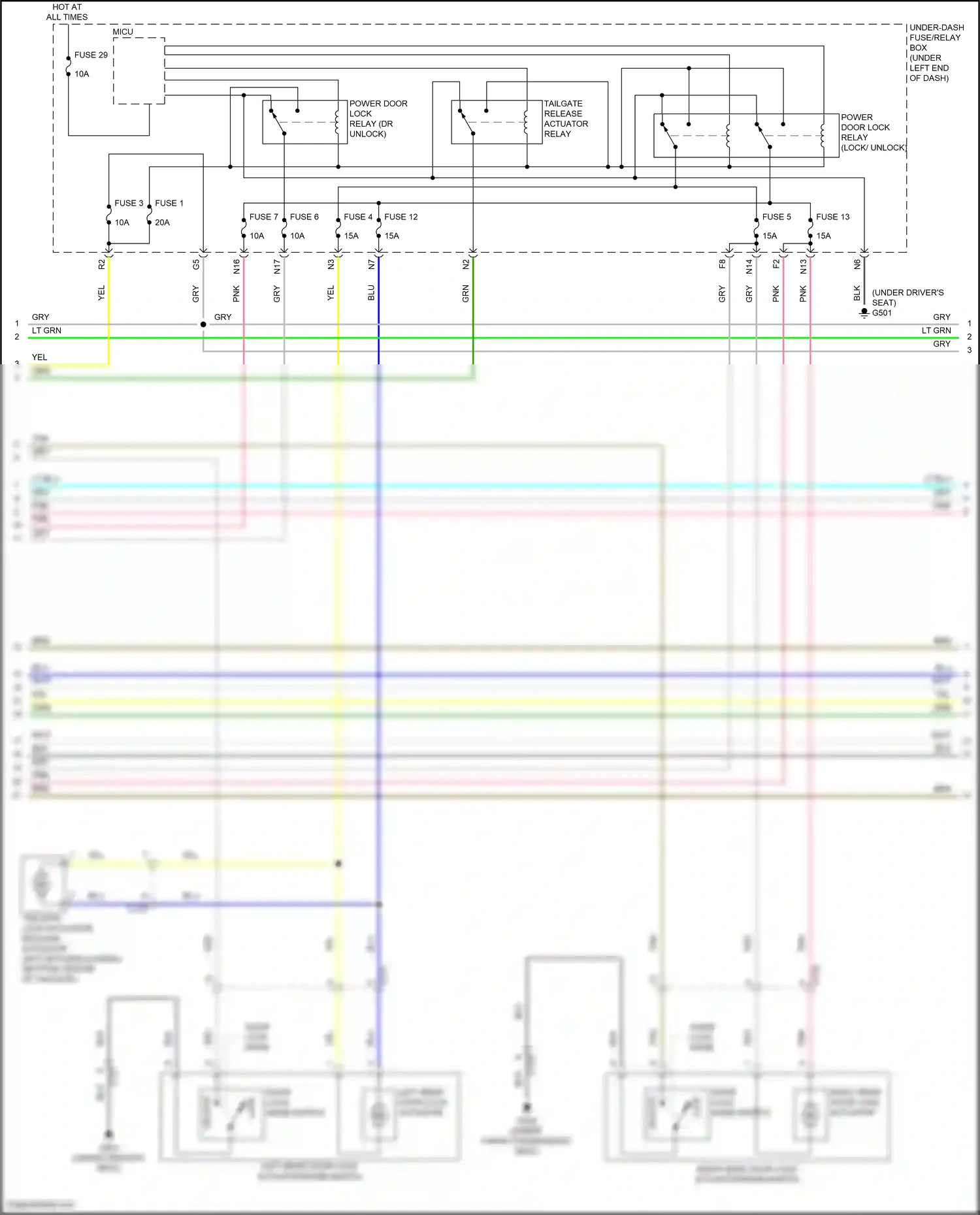 Wiring diagram blu for Honda Fit GP facelift (2017-2020) (6 of 86)