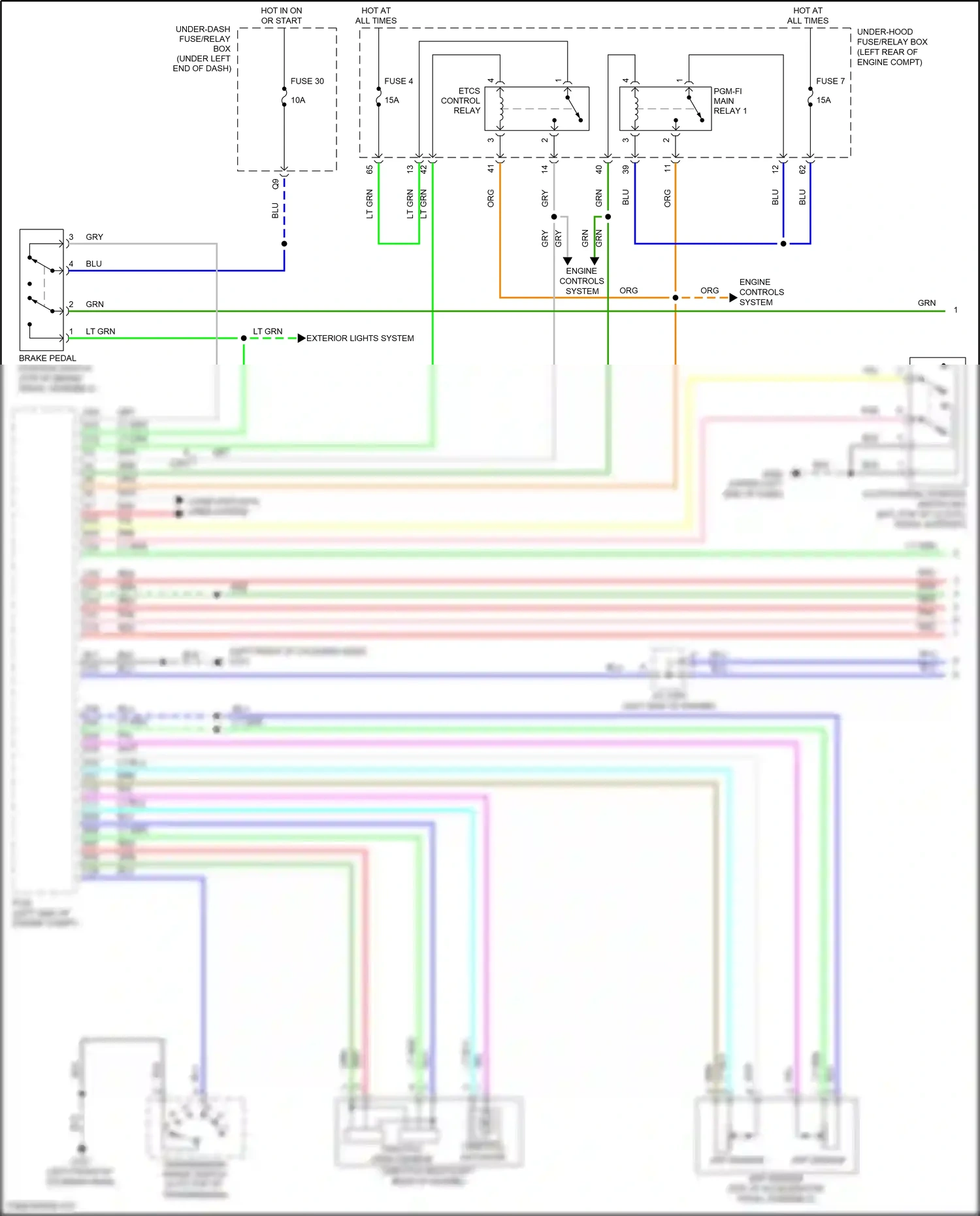 Wiring diagram blu for Honda Fit GP facelift (2017-2020) (55 of 86)
