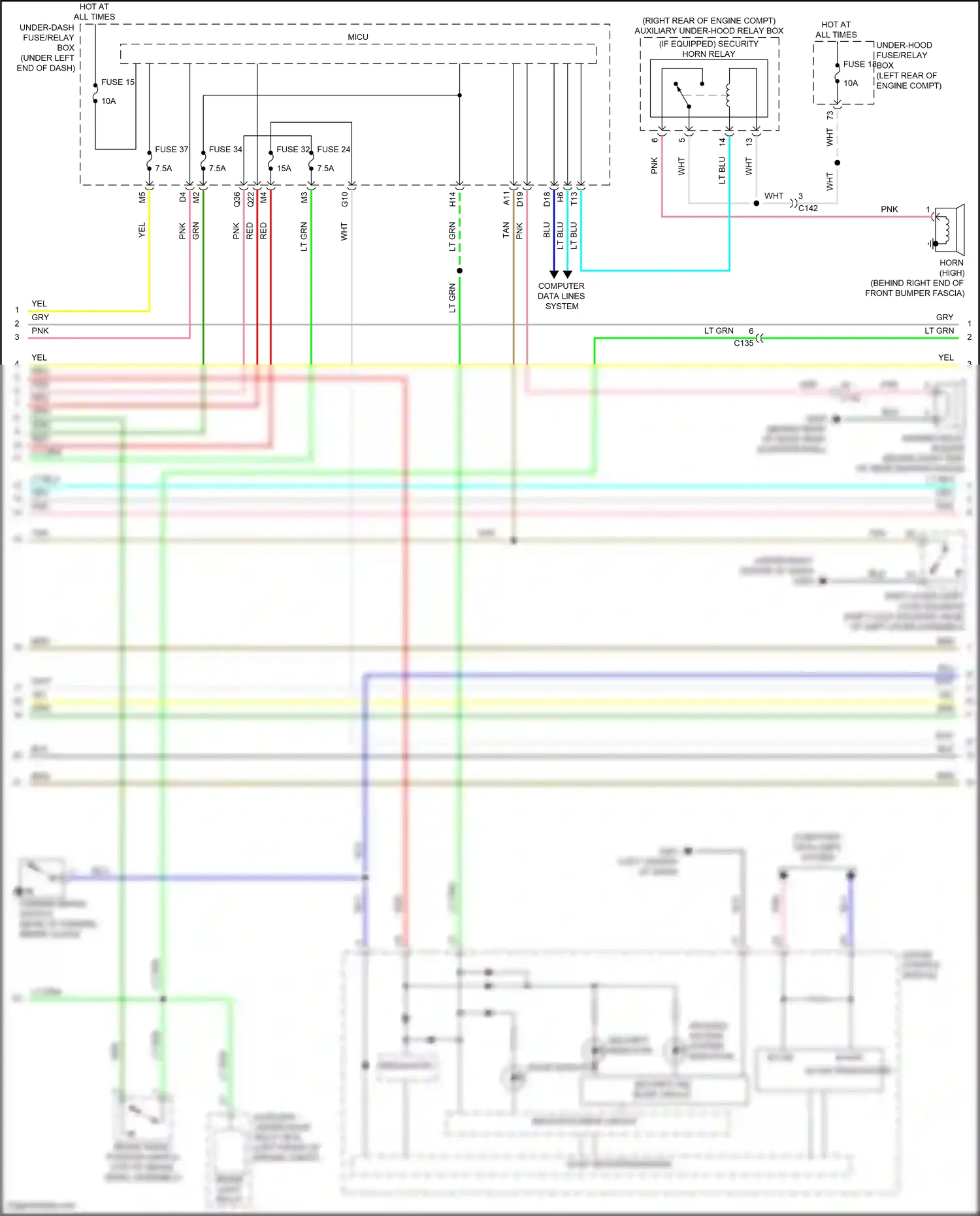 Wiring diagram blu for Honda Fit GP facelift (2017-2020) (18 of 86)