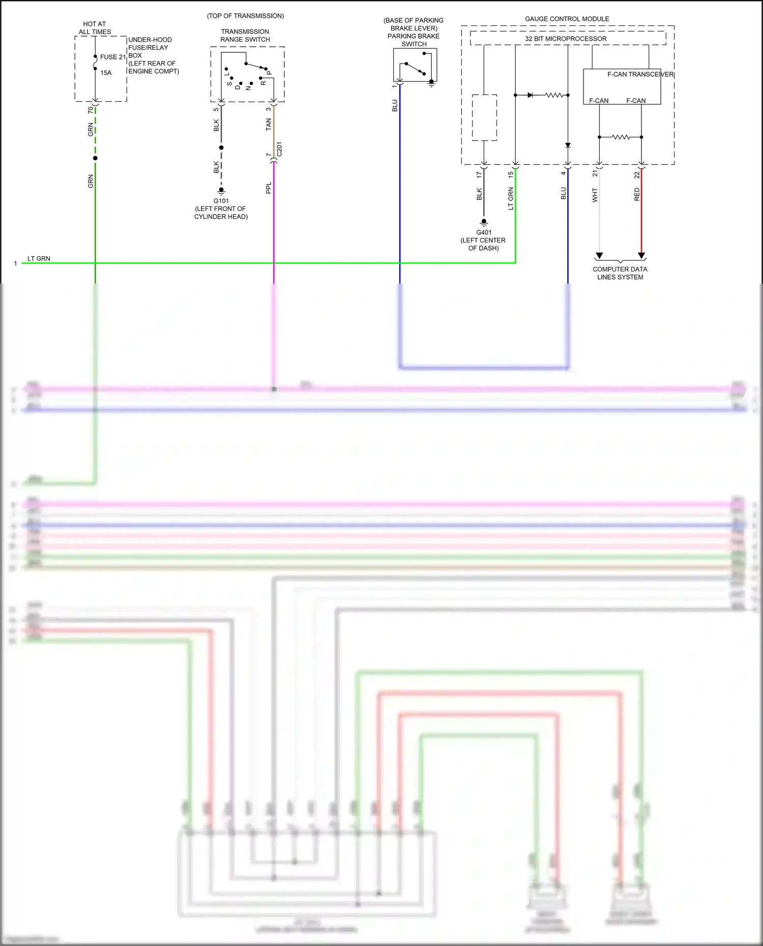 Wiring diagram blu for Honda Fit GP facelift (2017-2020) (29 of 86)