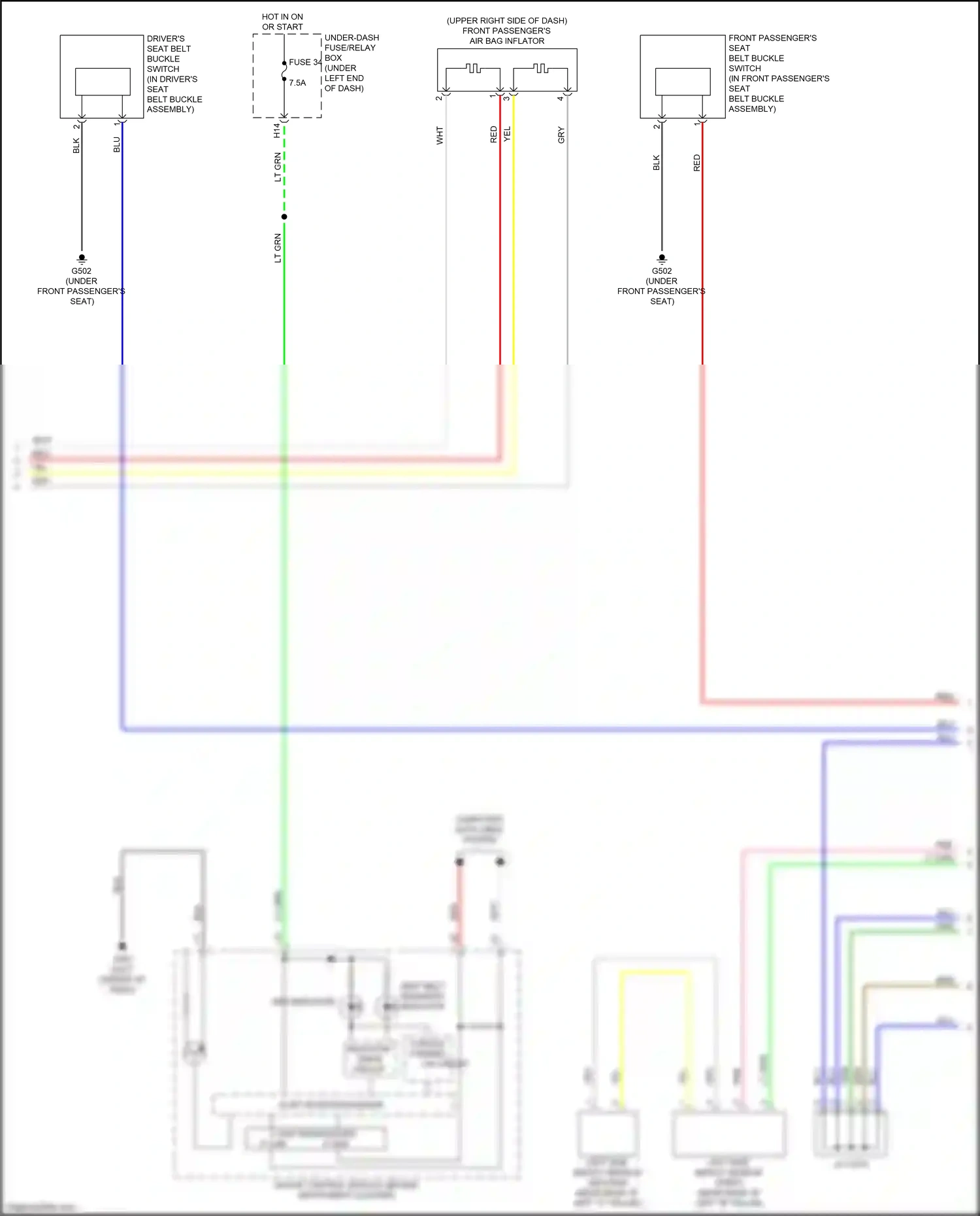 Wiring diagram blu for Honda Fit GP facelift (2017-2020) (9 of 86)