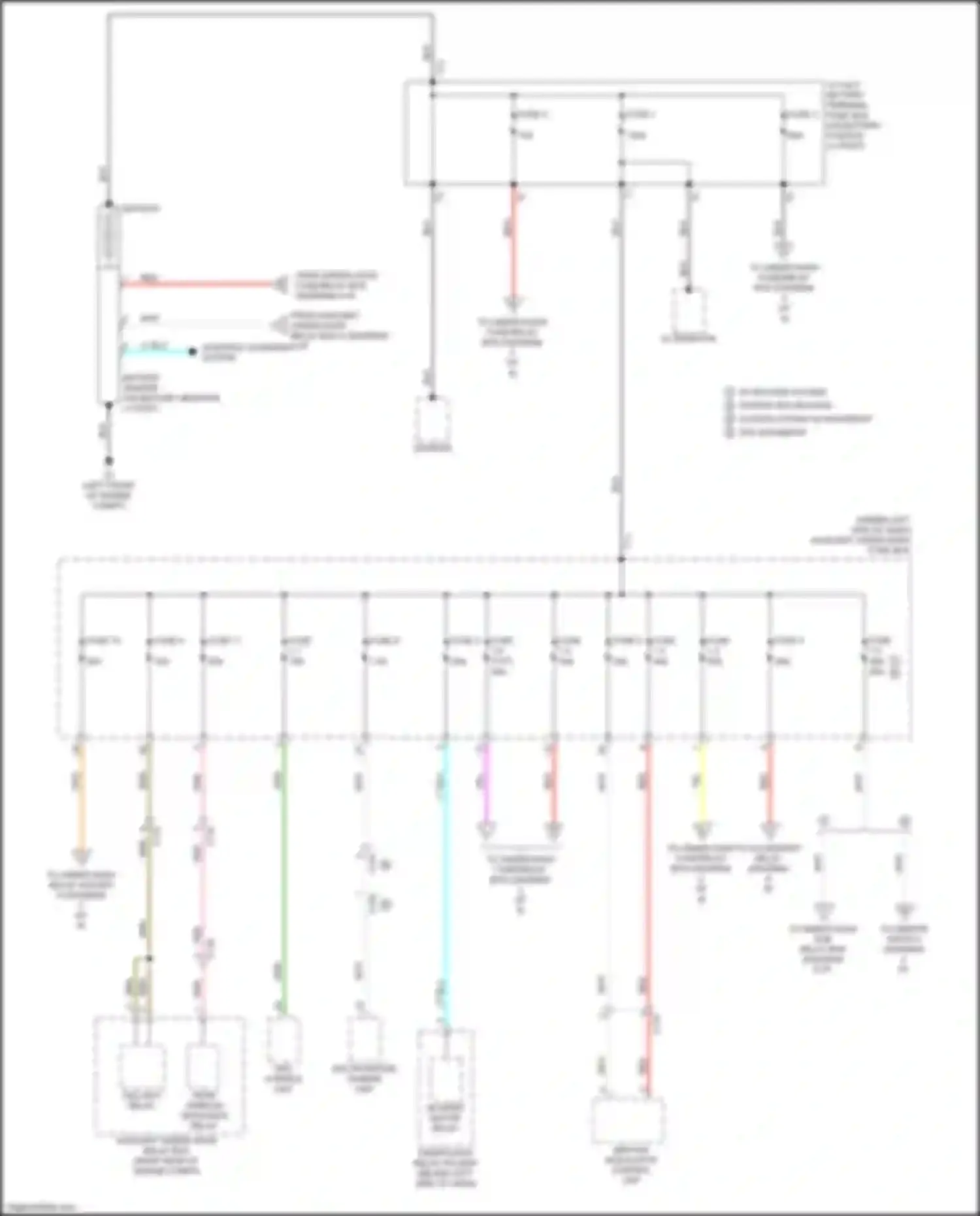 Wiring diagram fuse 1 1 for Honda Fit GP facelift (2017-2020) (2 of 2)