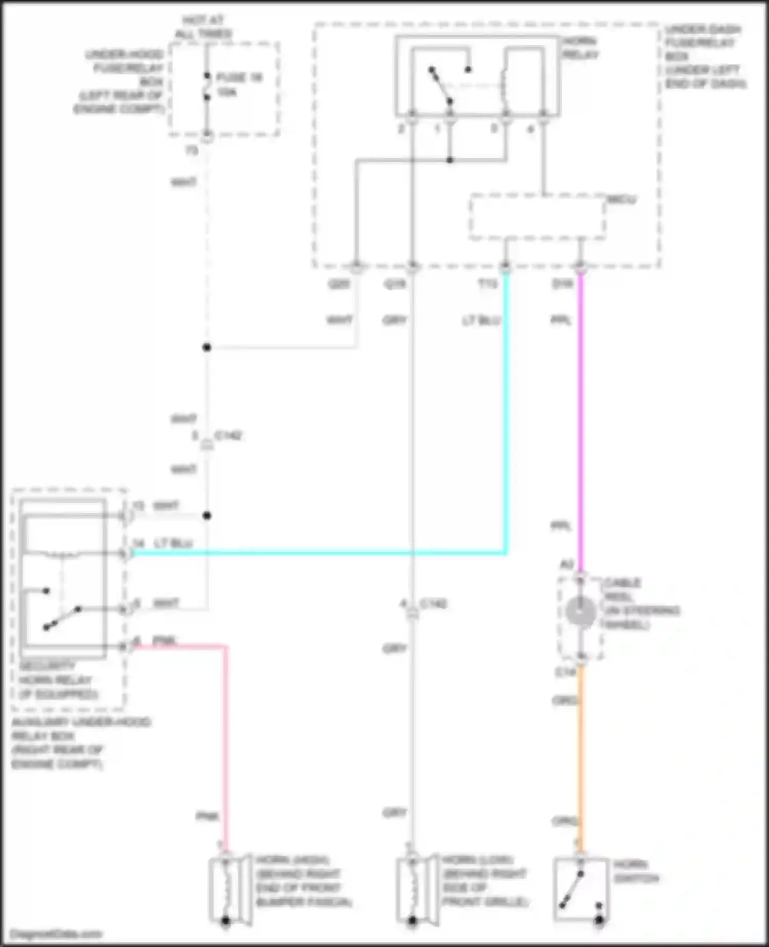 Wiring diagram fuse 18 for Honda Fit GP facelift (2017-2020) (3 of 6)