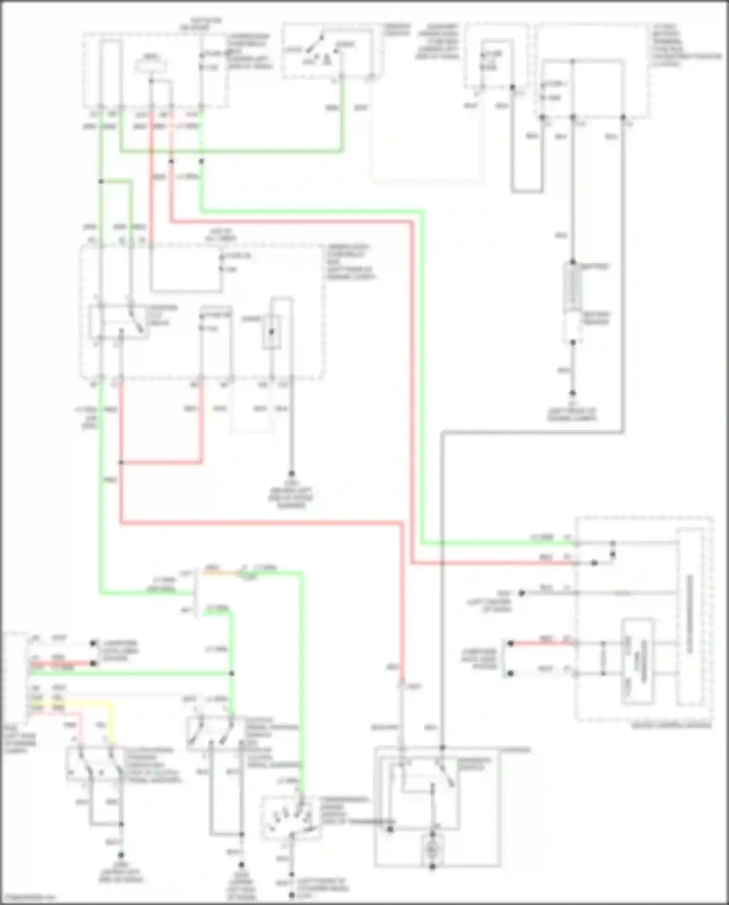Wiring diagram ignition switch for Honda Fit GP facelift (2017-2020) (2 of 2)