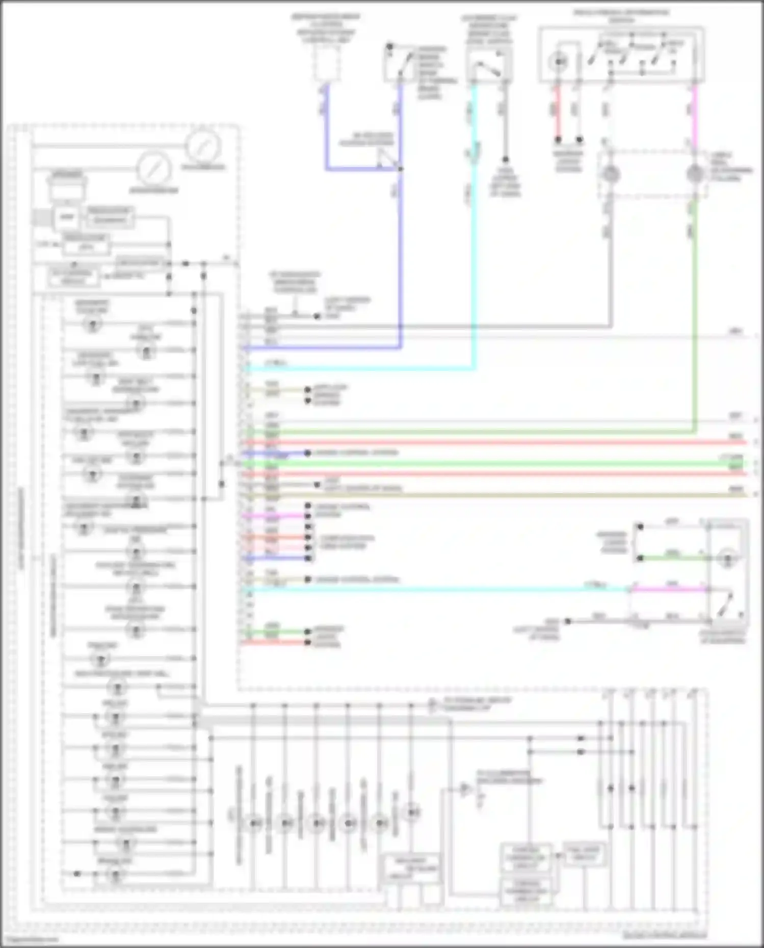 Wiring diagram keyless access control unit for Honda Fit GP facelift (2017-2020) (4 of 23)