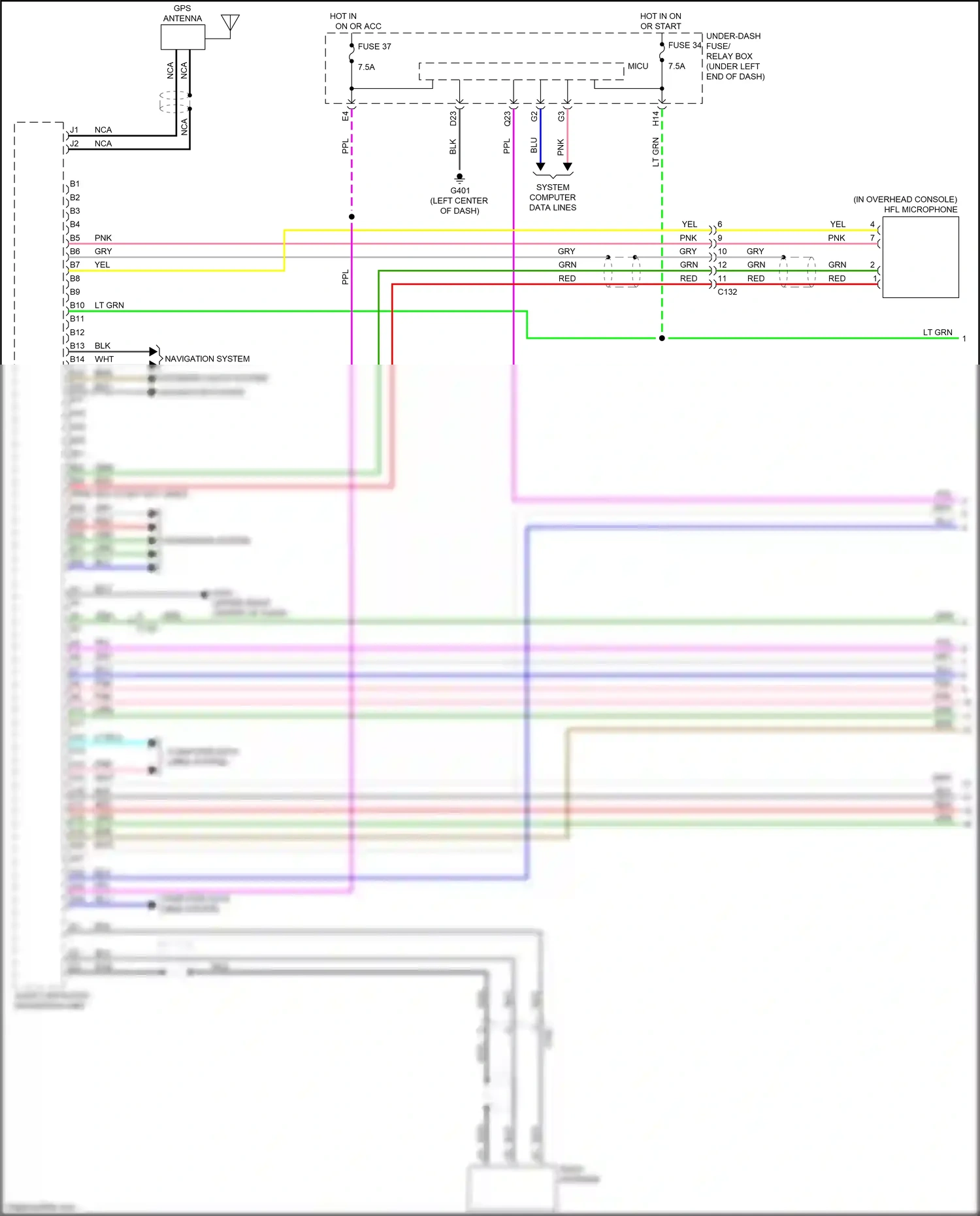 Wiring diagram nca for Honda Fit GP facelift (2017-2020) (9 of 11)