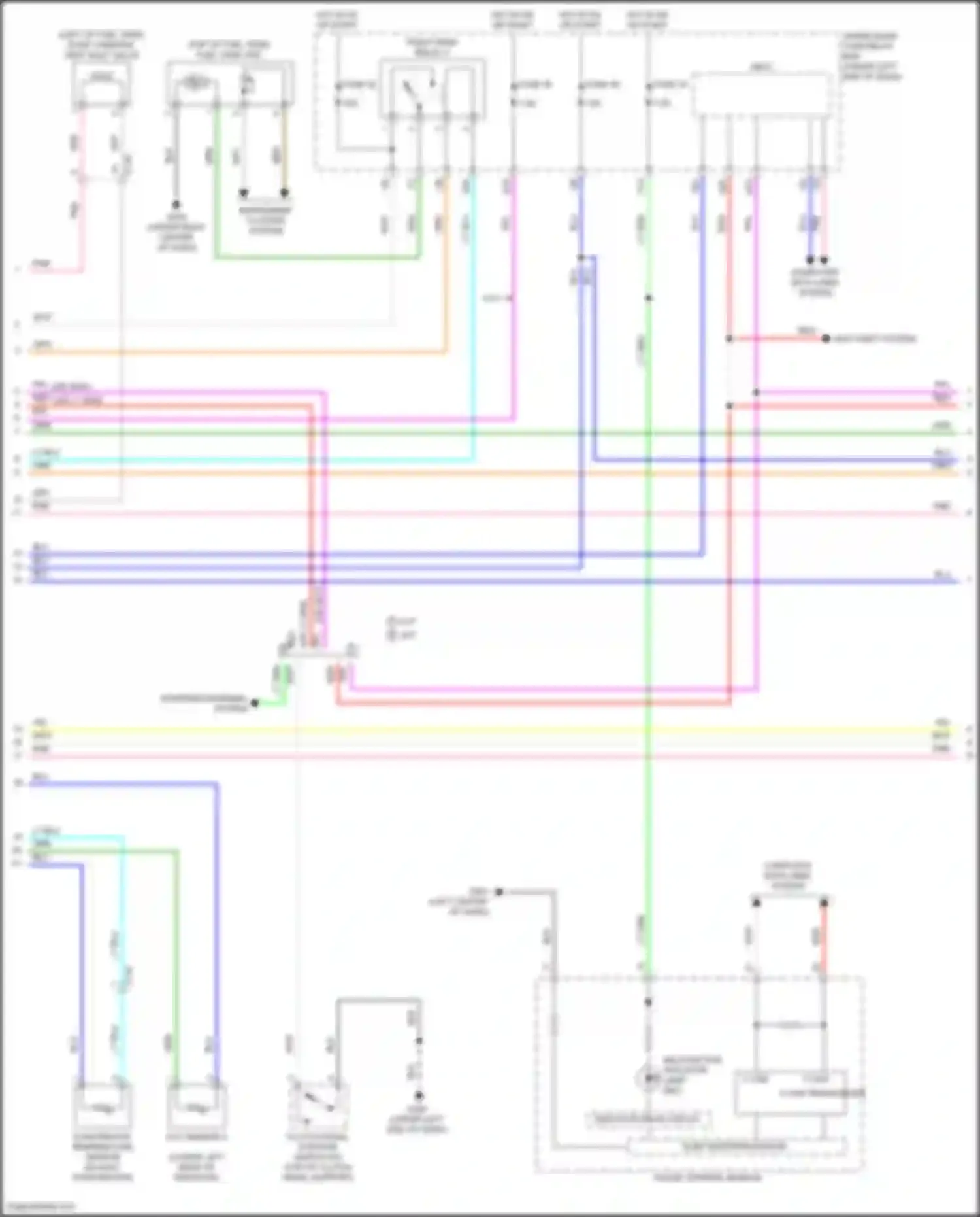 Wiring diagram pgm-fi main relay 2 for Honda Fit GP facelift (2017-2020) (2 of 2)