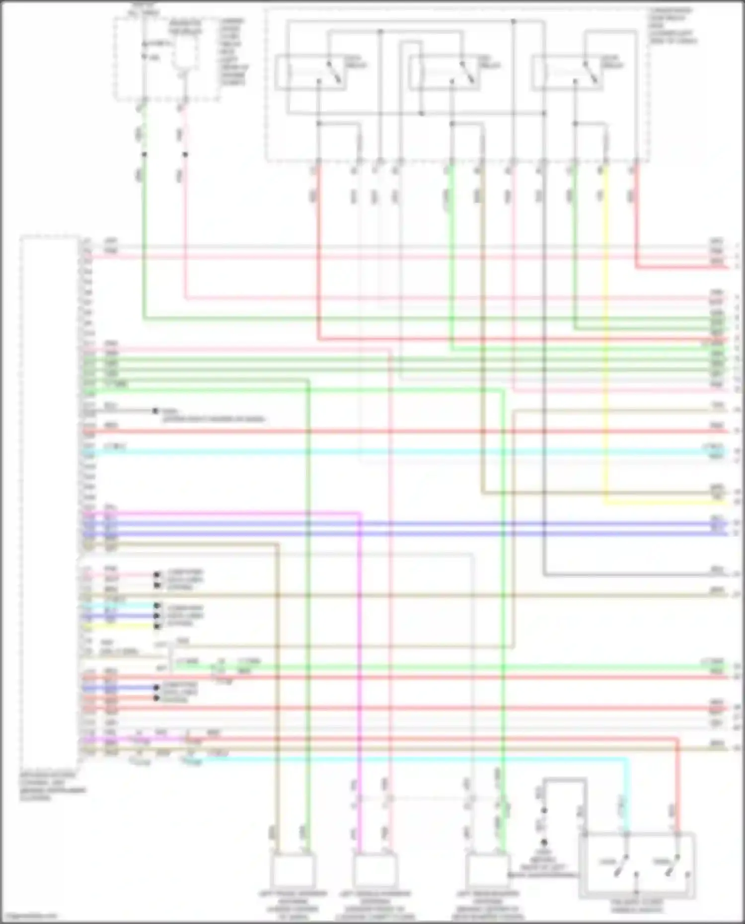 Wiring diagram radiator fan relay for Honda Fit GP facelift (2017-2020) (3 of 7)