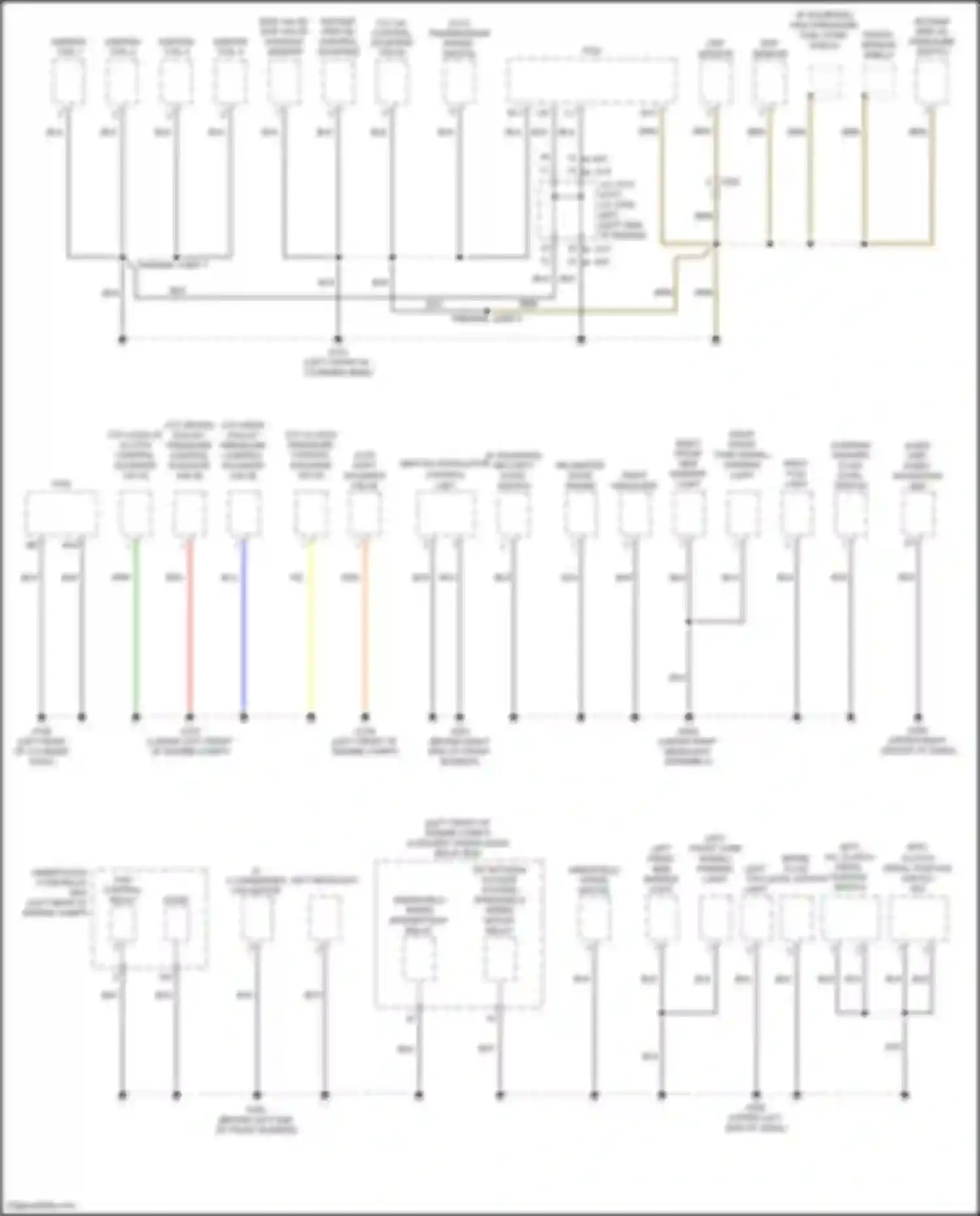 Wiring diagram transmission range switch for Honda Fit GP facelift (2017-2020) (5 of 14)