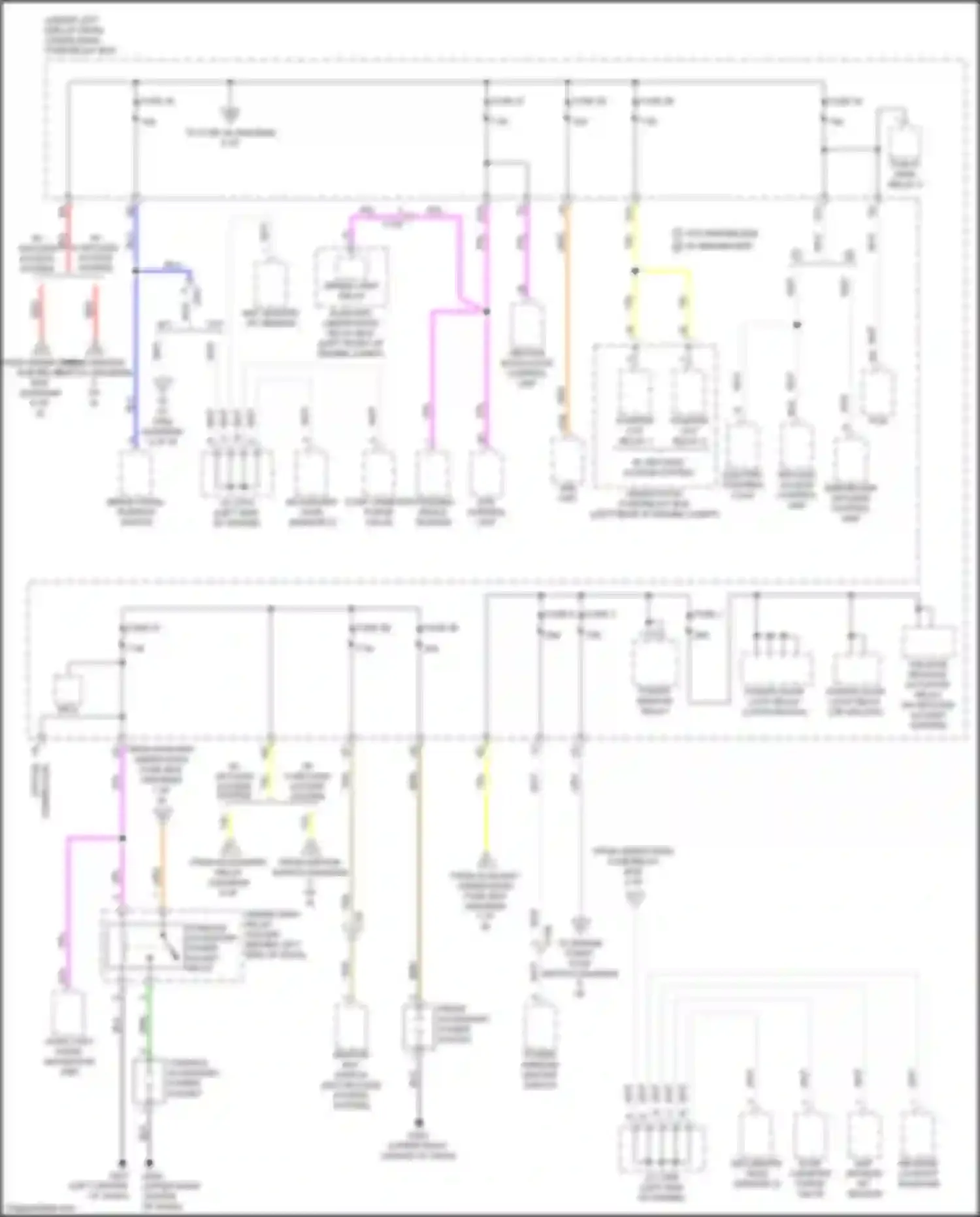 Wiring diagram w/ keyless access system for Honda Fit GP facelift (2017-2020) (7 of 15)