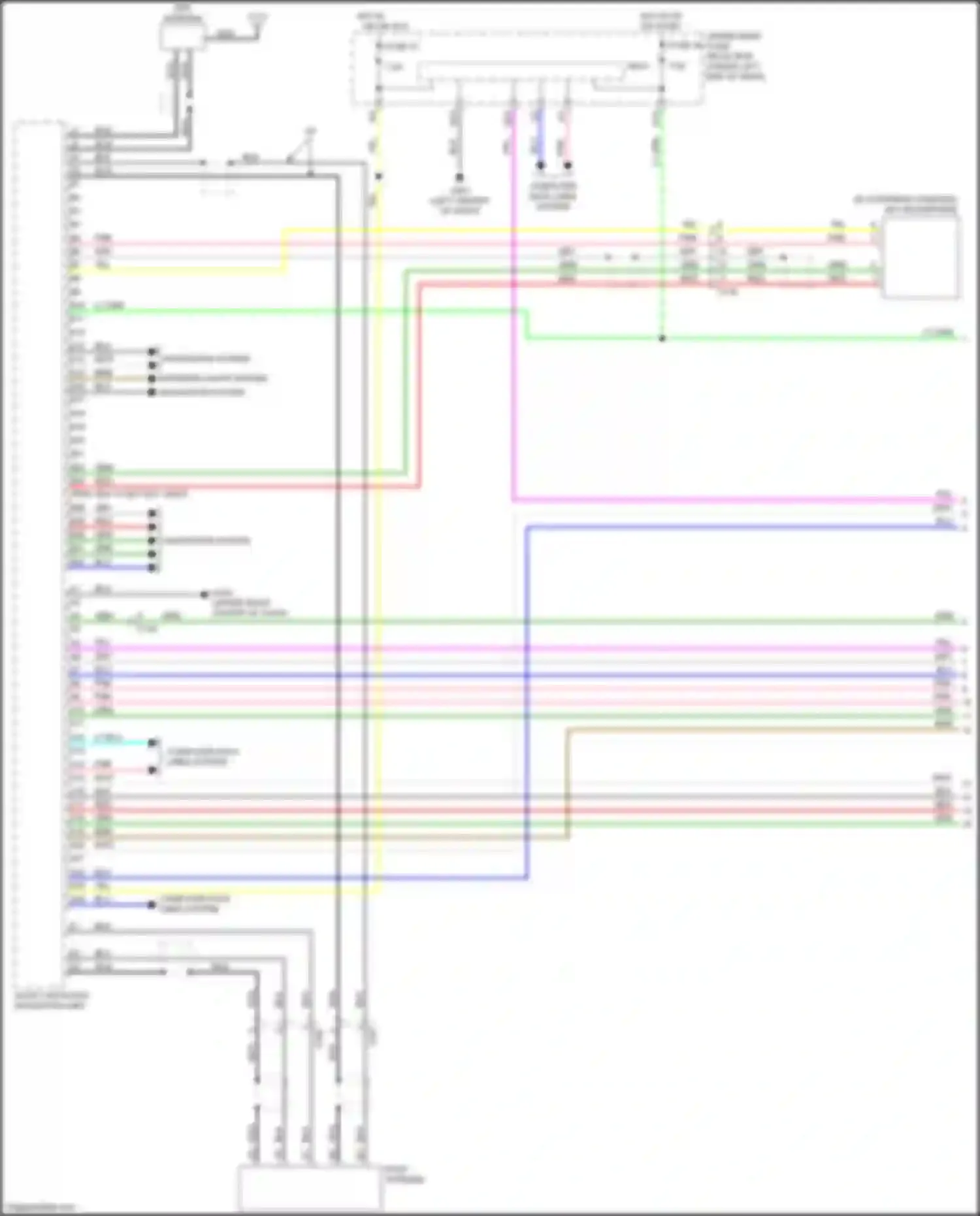 Car Wiring Diagrams for Fit Honda GR (2019-2022): Radio circuit, w/o navigation w/ display audio (1 of 3)