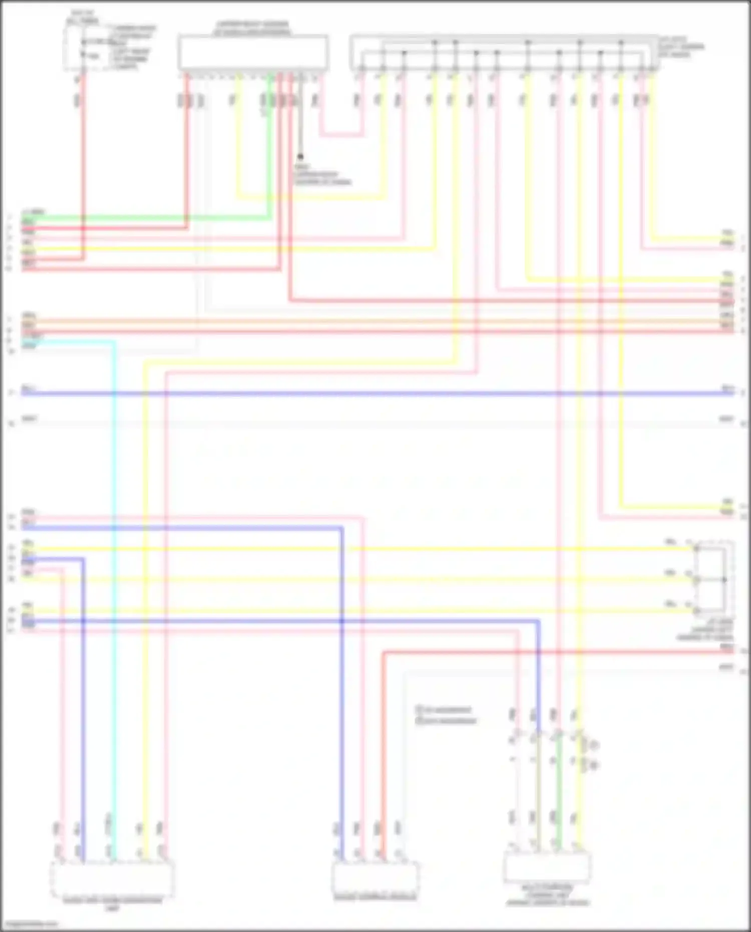 Wiring diagram blu for Honda Fit GR (2019-2022) (53 of 86)