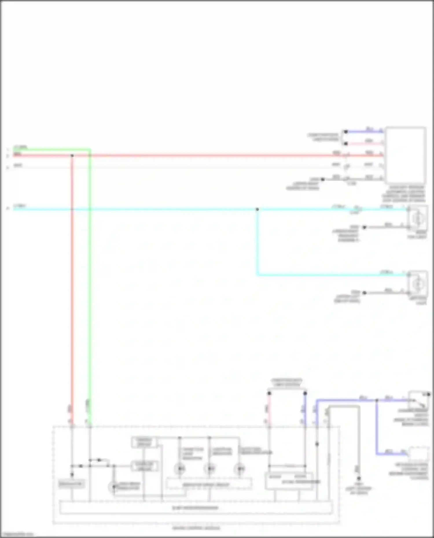 Wiring diagram dimming circuit for Honda Fit GR (2019-2022) (4 of 9)