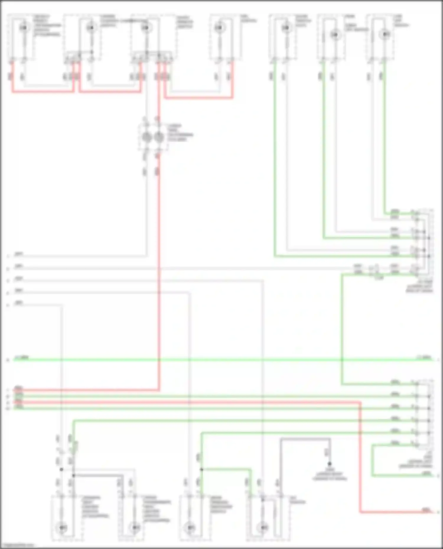 Wiring diagram econ switch for Honda Fit GR (2019-2022) (2 of 2)