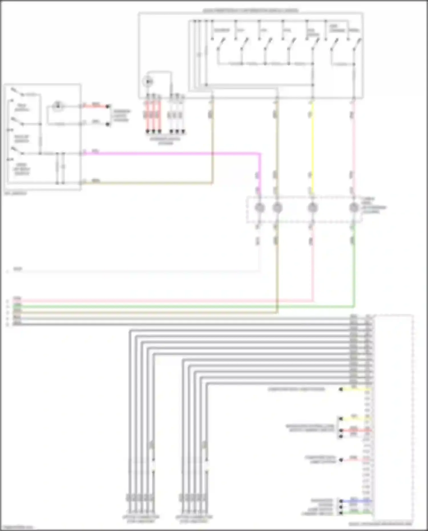 Wiring diagram hfl switch for Honda Fit GR (2019-2022) (2 of 5)