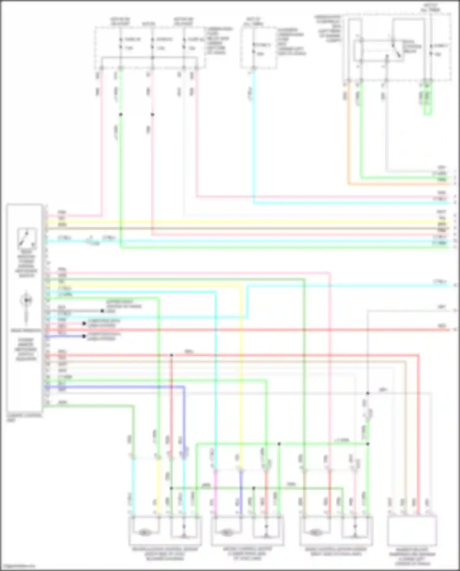 Wiring diagram humidity/in-car temperature sensor for Honda Fit GR (2019-2022) (1 of 1)