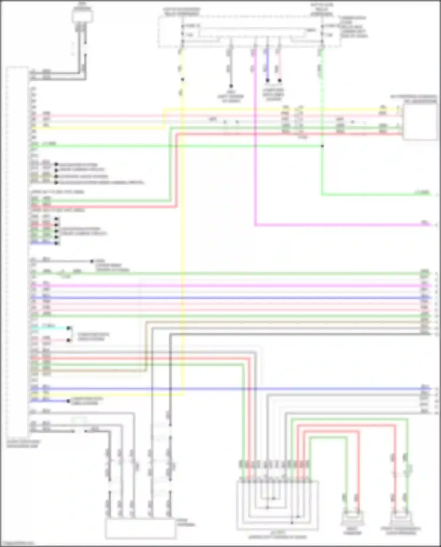 Wiring diagram under- dash fuse/ relay box for Honda Fit GR (2019-2022) (6 of 9)
