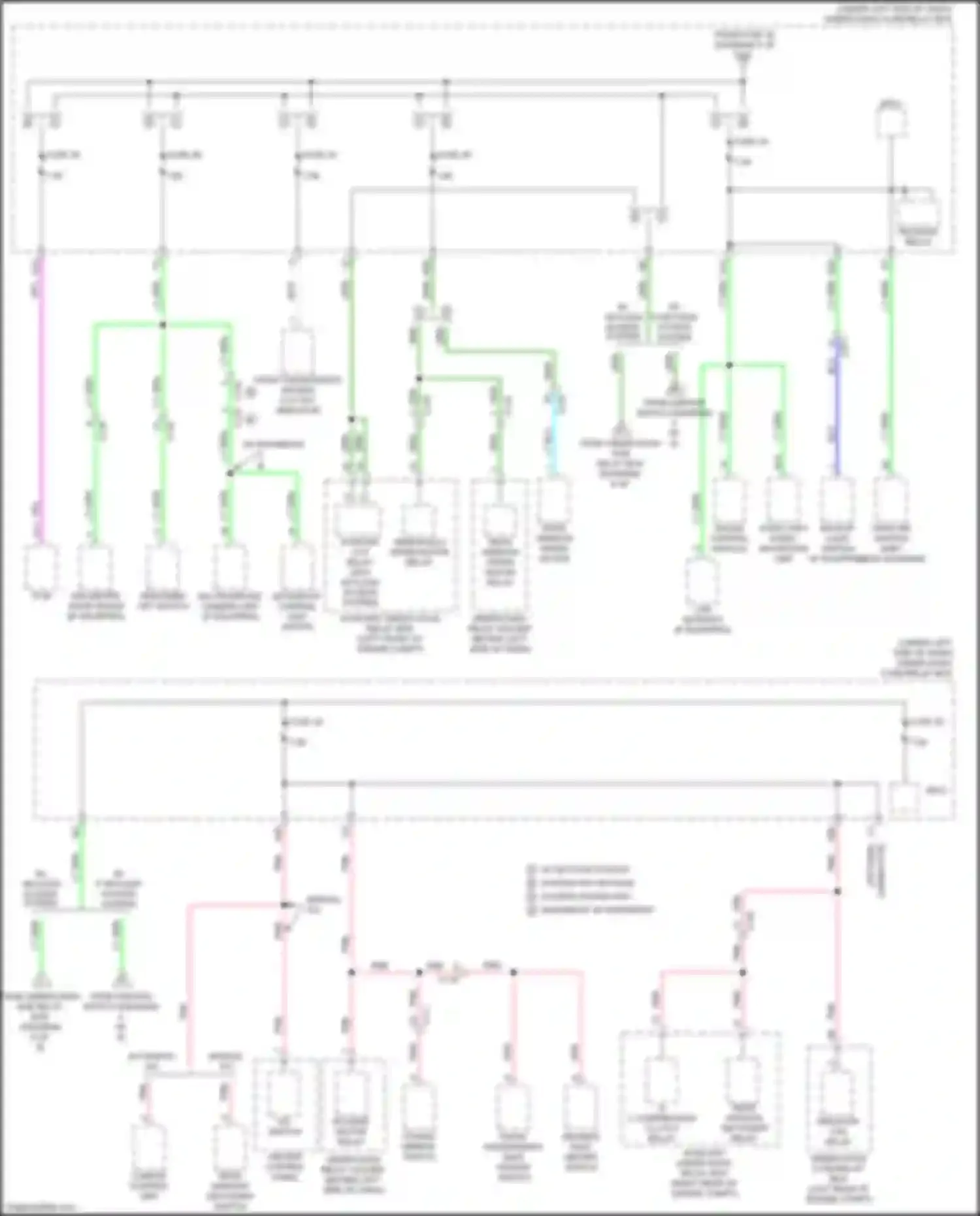 Wiring diagram under-dash fuse/relay box for Honda Fit GR (2019-2022) (15 of 51)