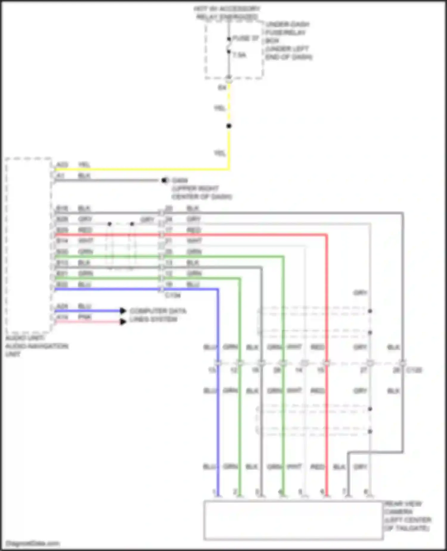 Wiring diagram yel for Honda Fit GR (2019-2022) (60 of 75)