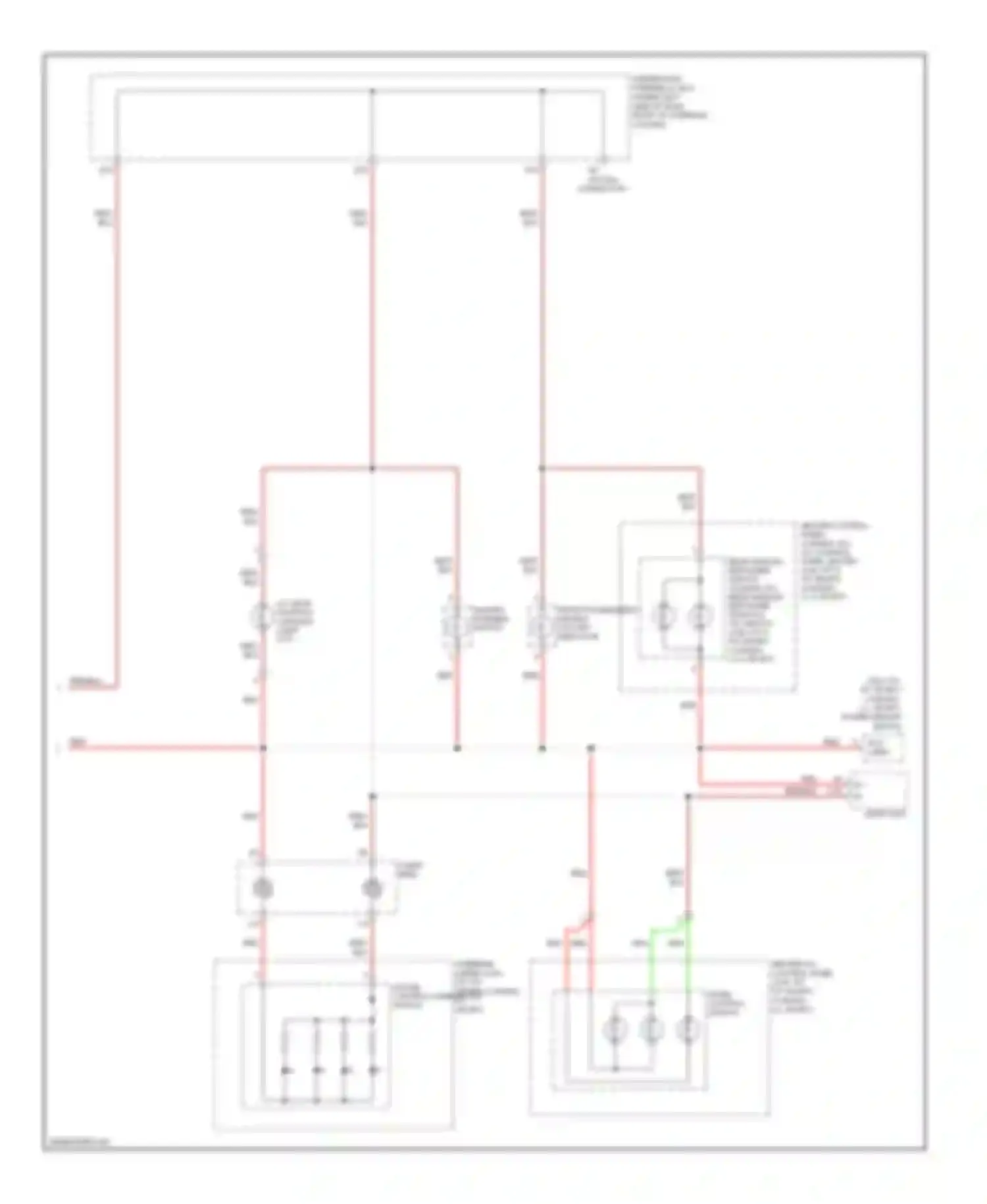 Fit Honda I (2004-2009): Instrument illumination circuit (2 of 2)