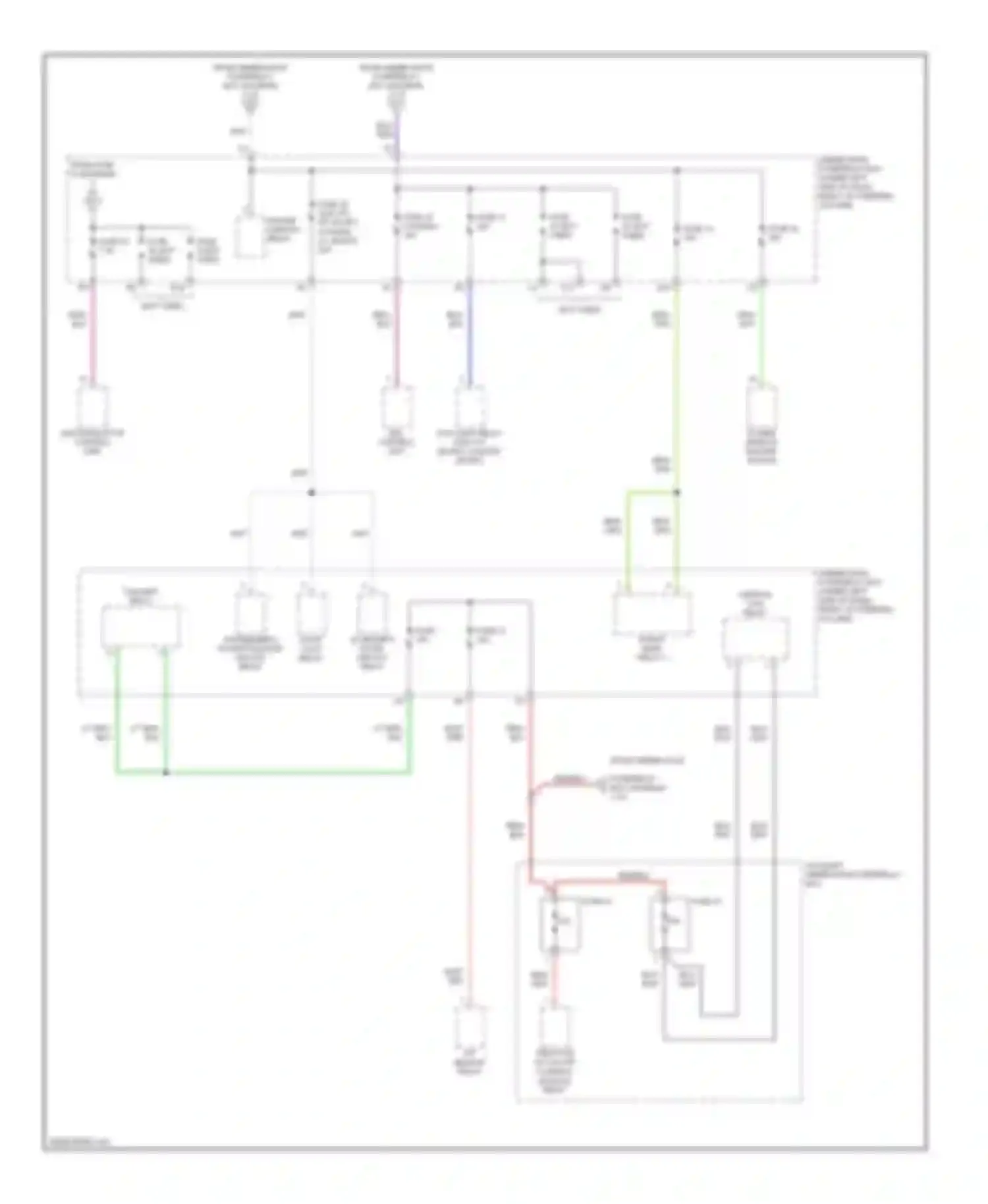 Fit Honda I (2004-2009): Power distribution circuit (3 of 3)