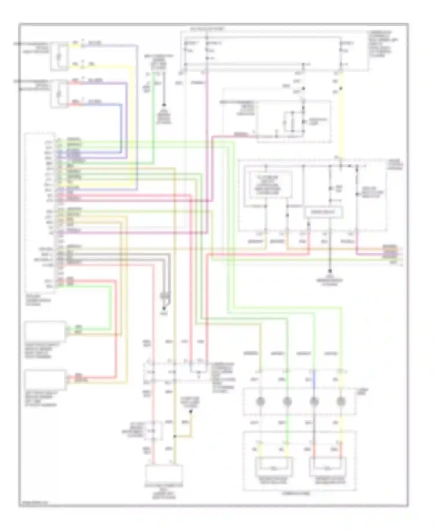 Fit Honda I (2004-2009): Supplemental restraints circuit (1 of 3)