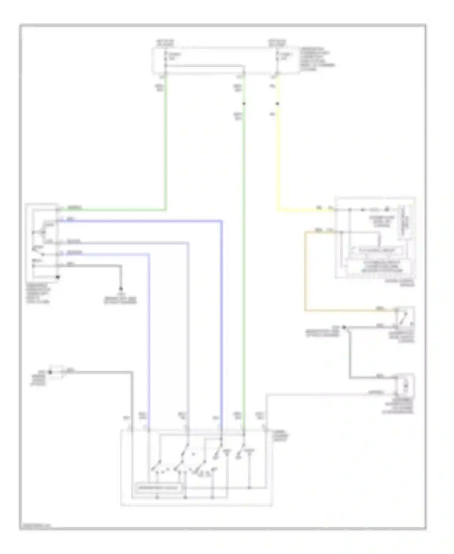 Fit Honda I (2004-2009): Front wiper/washer circuit