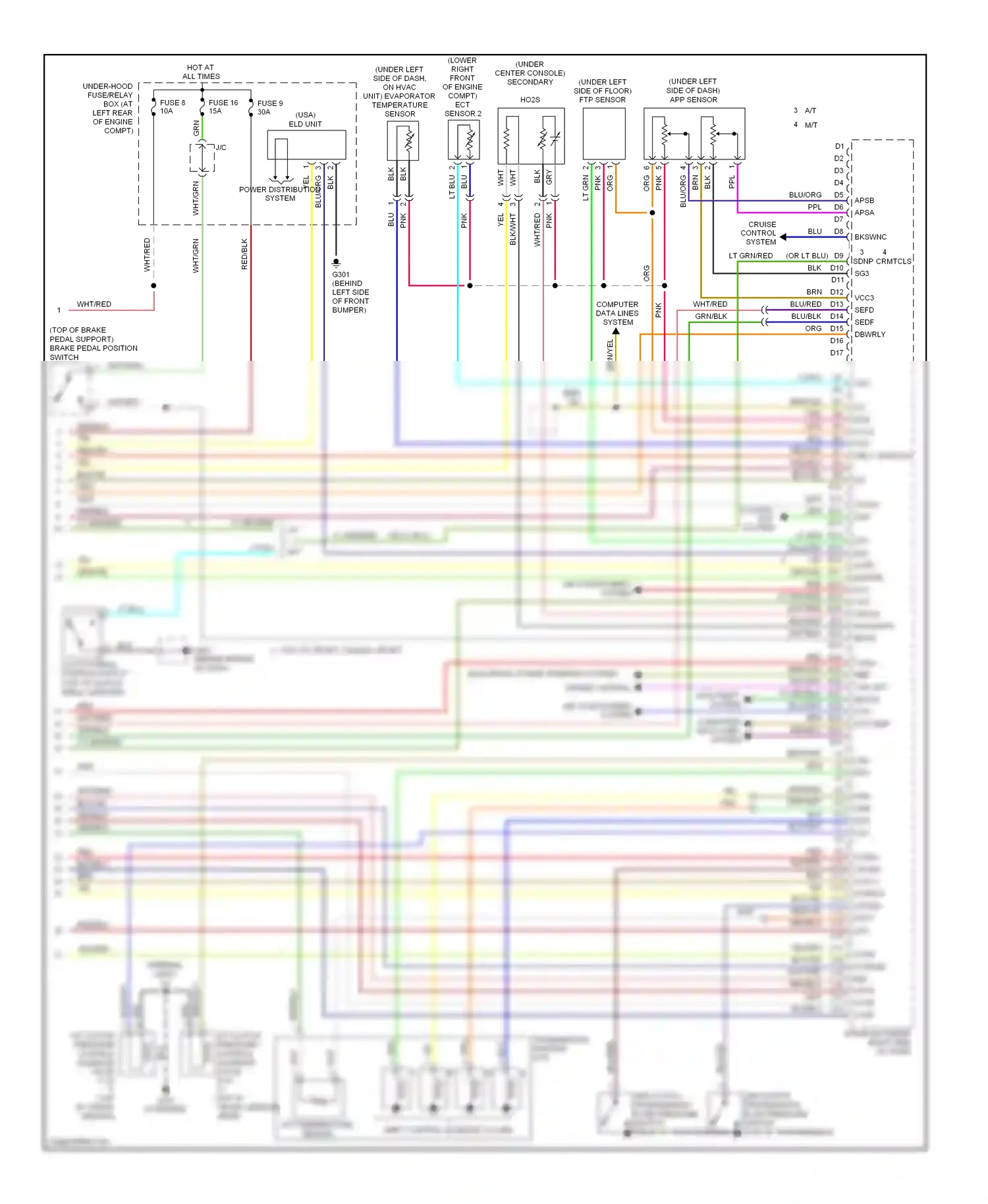 Wiring diagram apsb apsa for Honda Fit I (2004-2009) (1 of 1)