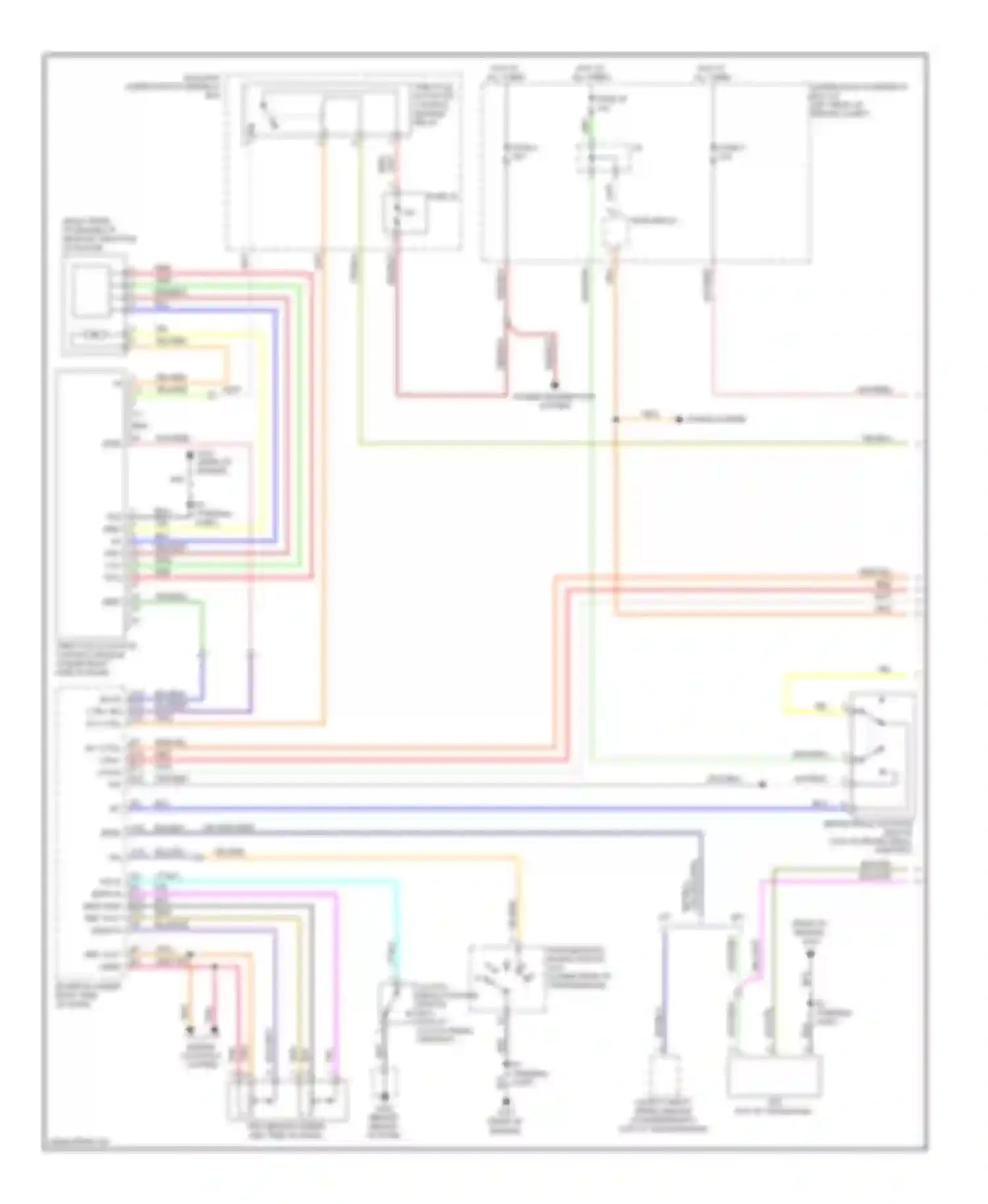 Wiring diagram opds sensor for Honda Fit I (2004-2009)