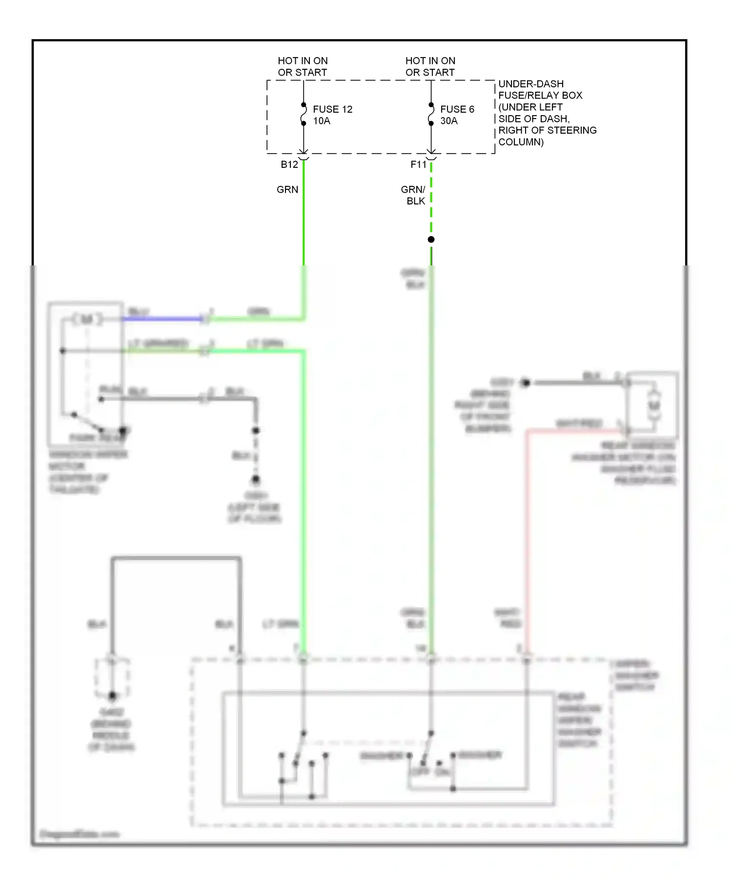 Wiring diagram blu for Honda Fit I (2004-2009) (41 of 41)