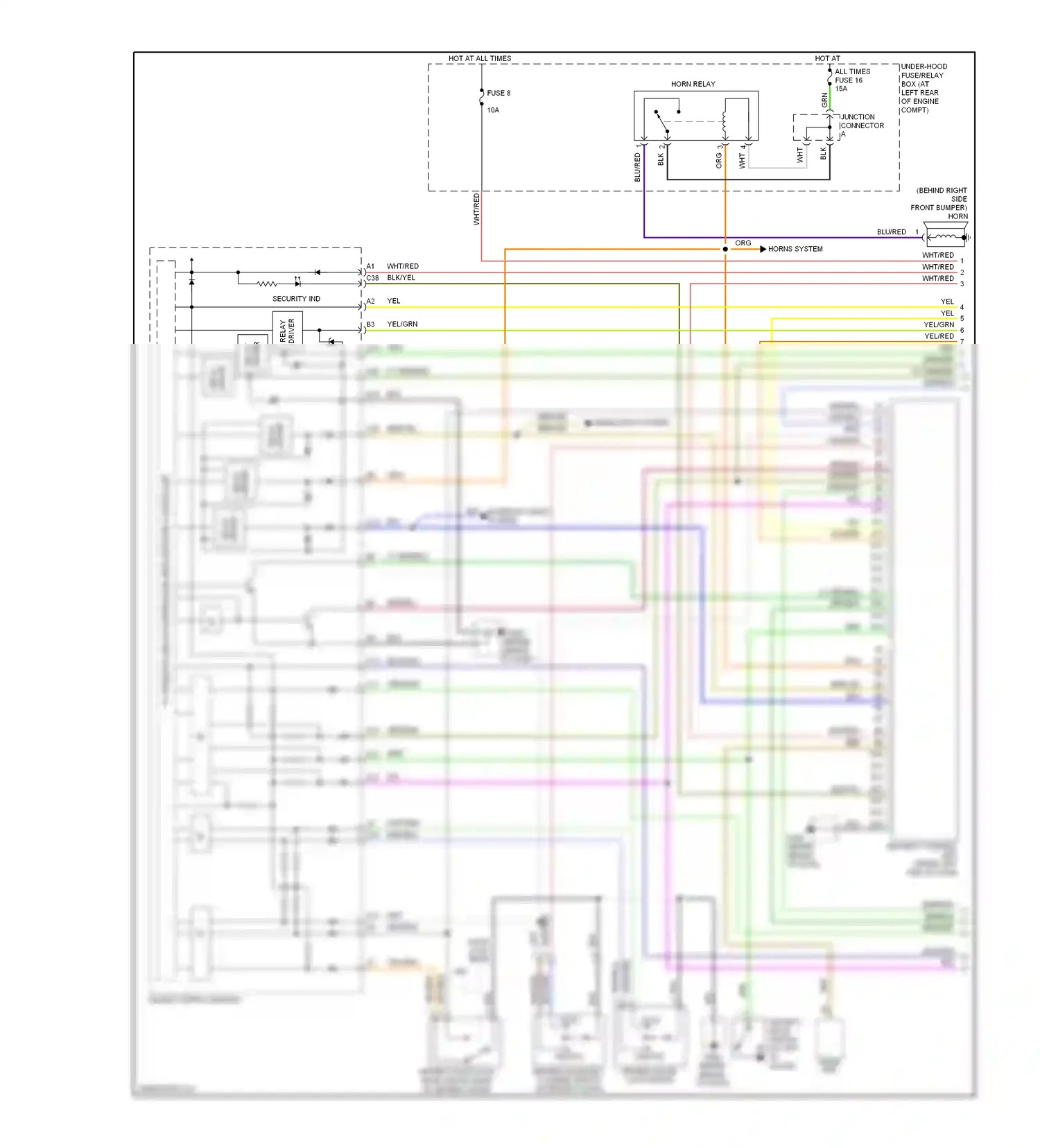 Wiring diagram blu for Honda Fit I (2004-2009) (6 of 41)