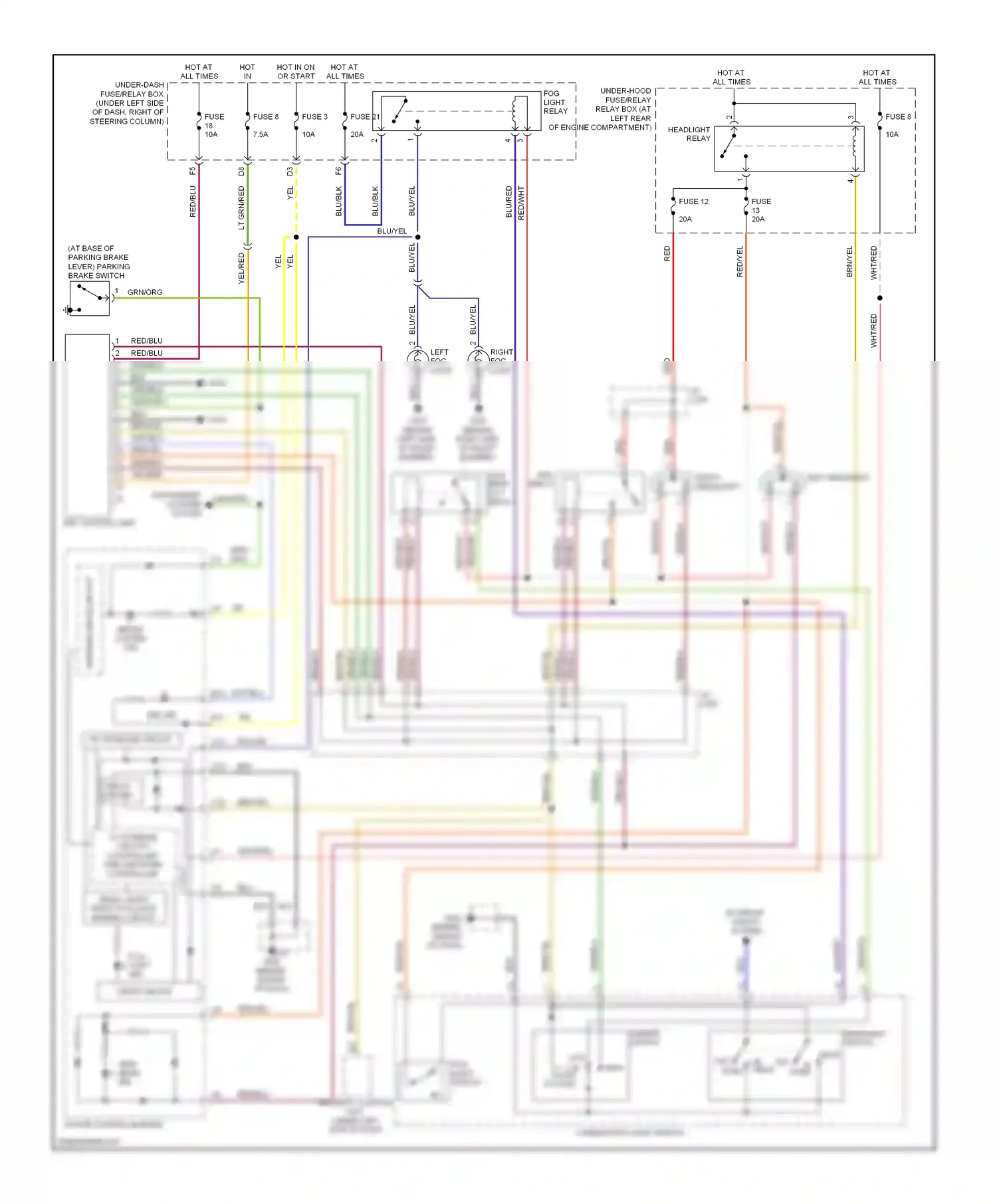Wiring diagram flash to pass for Honda Fit I (2004-2009) (2 of 2)