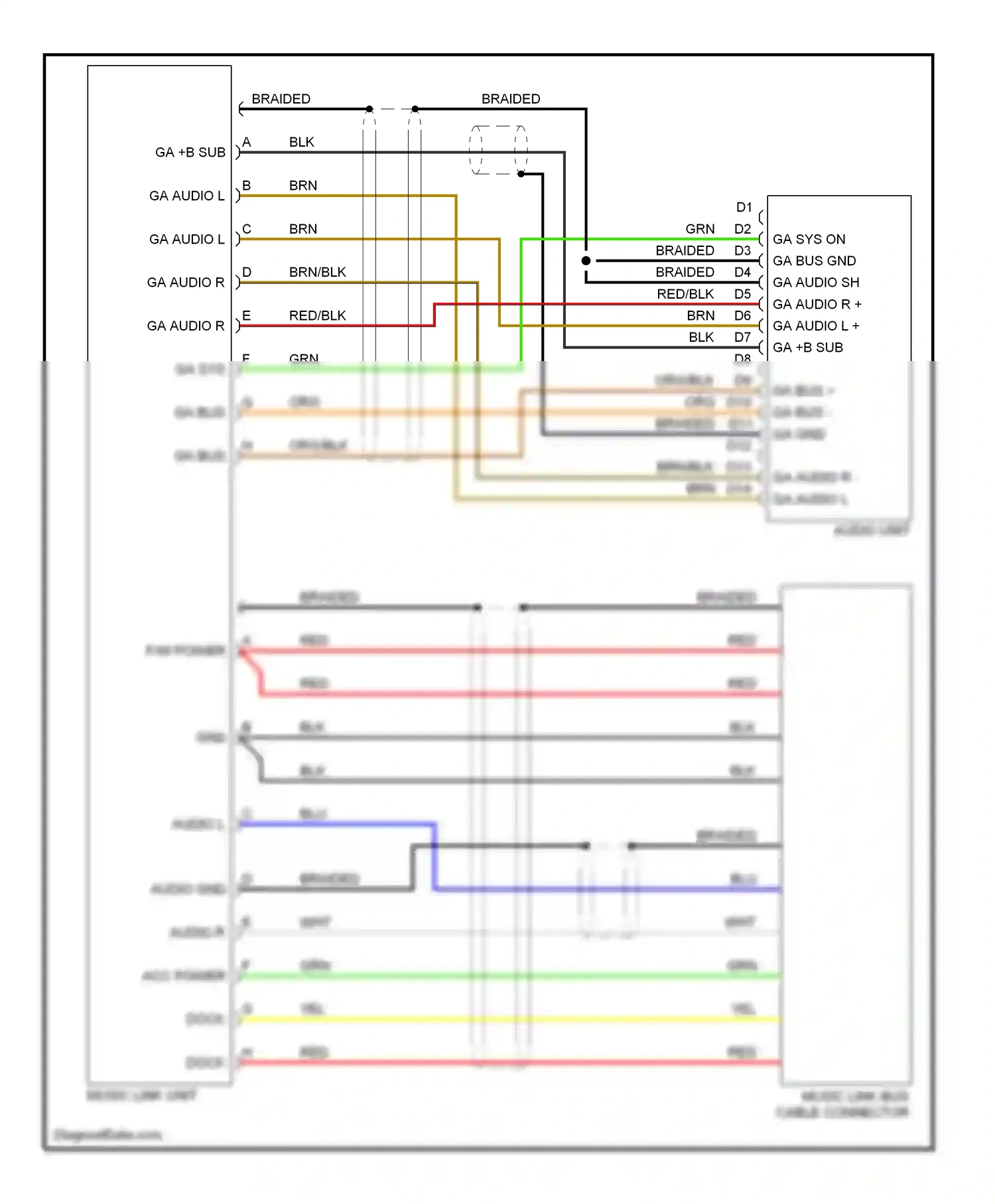 Wiring diagram ga sys on for Honda Fit I (2004-2009) (1 of 1)