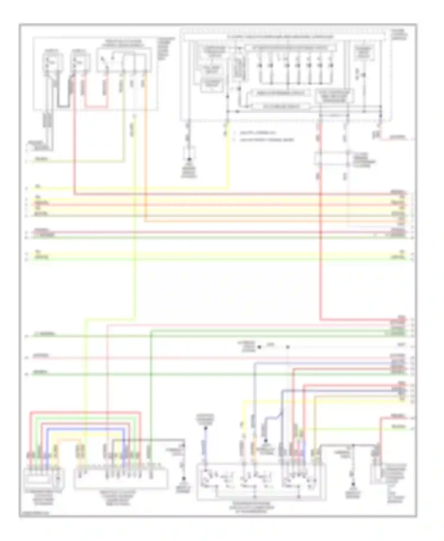 Wiring diagram compulsory turning- off circuit for Honda Fit I (2004-2009)
