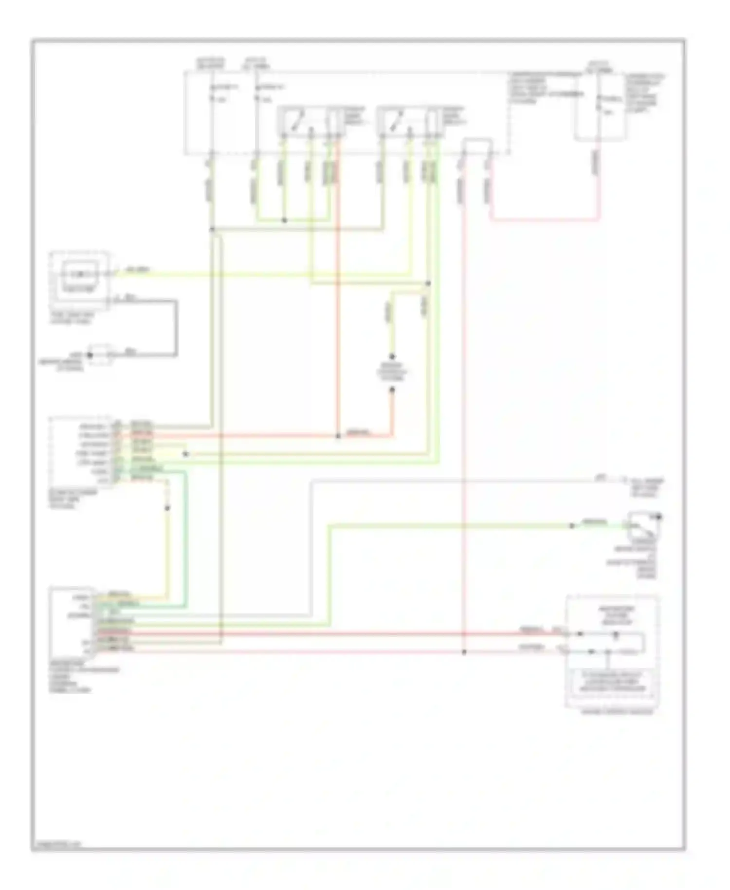 Wiring diagram engine controls system for Honda Fit I (2004-2009)